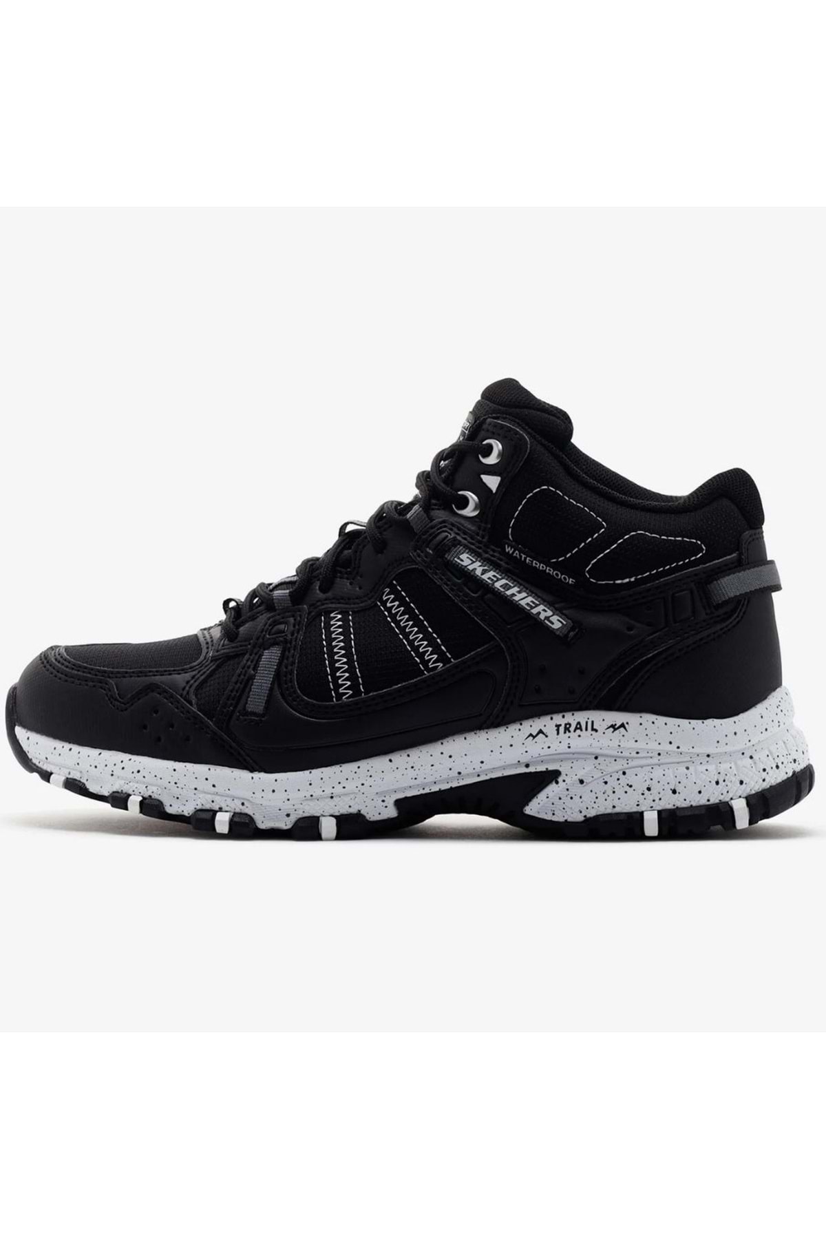 SKECHERS Hillcrest-Bound Peak 180021 Watherproof Outdoor Unisex Bot SİYAH-BEYAZ görsel 2