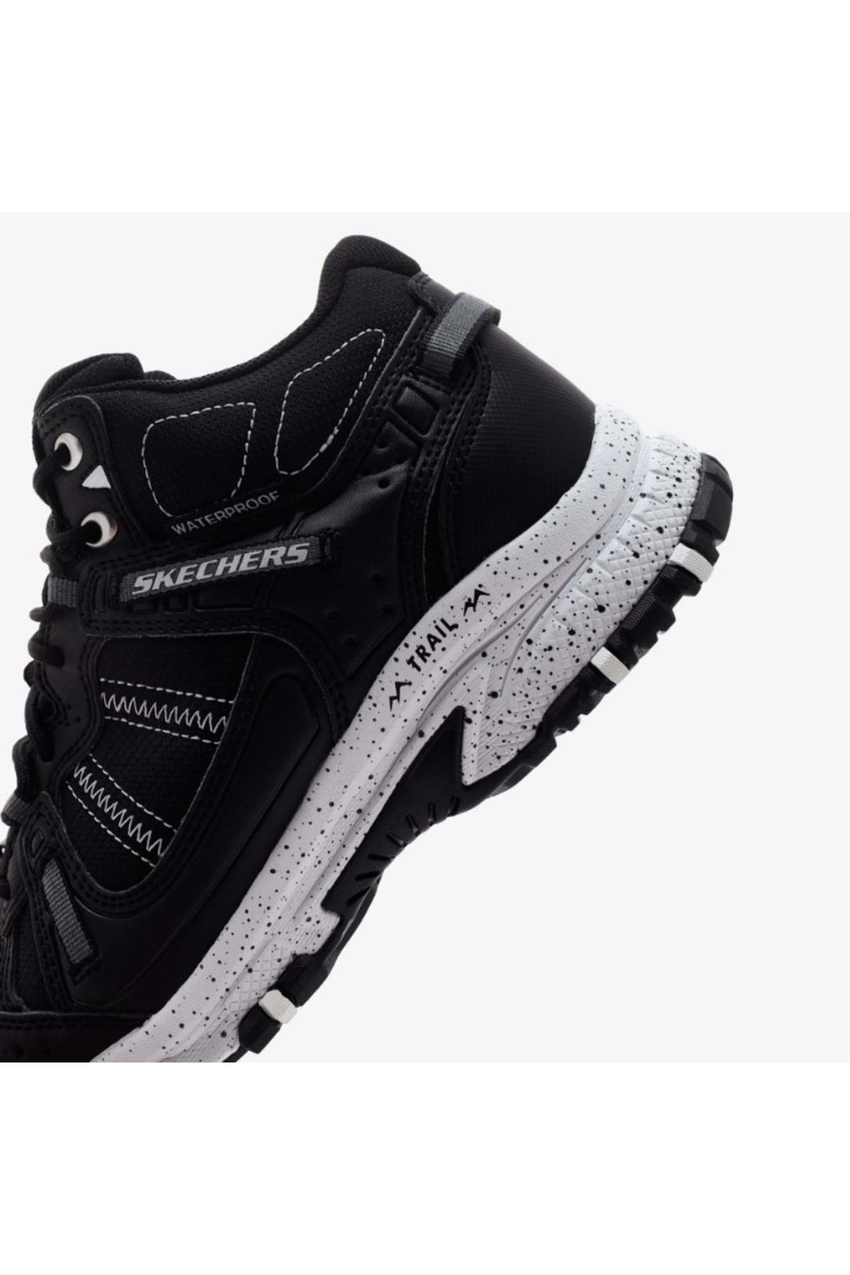 SKECHERS Hillcrest-Bound Peak 180021 Watherproof Outdoor Unisex Bot SİYAH-BEYAZ görsel 8