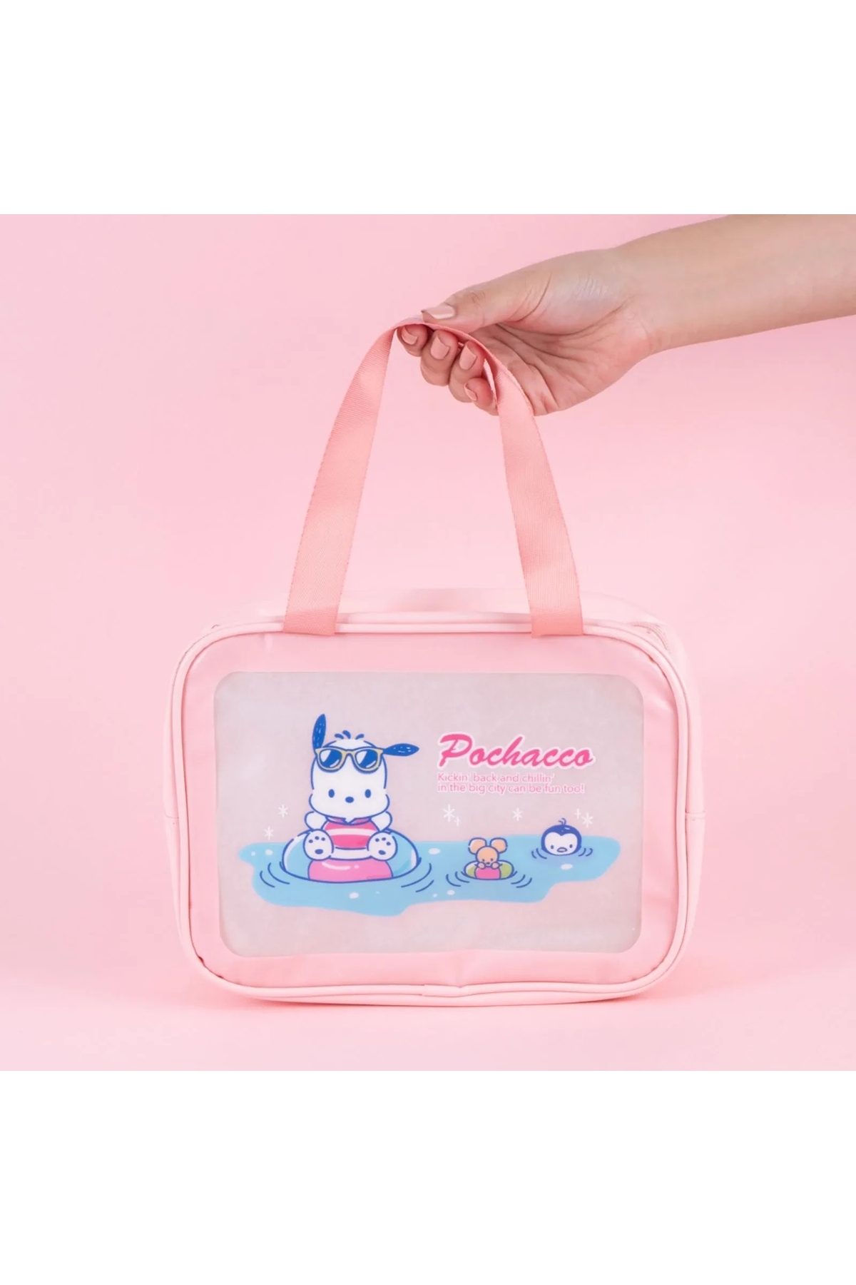 ろみお ⑨ポーチ Miniso Sanrio Lisanslı Seyahat Çantası - Pochacco - Fiyatı, Yorumları