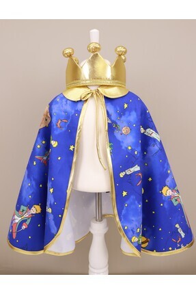 MudMarks Küçük Prens Pelerin Ve Taç Seti