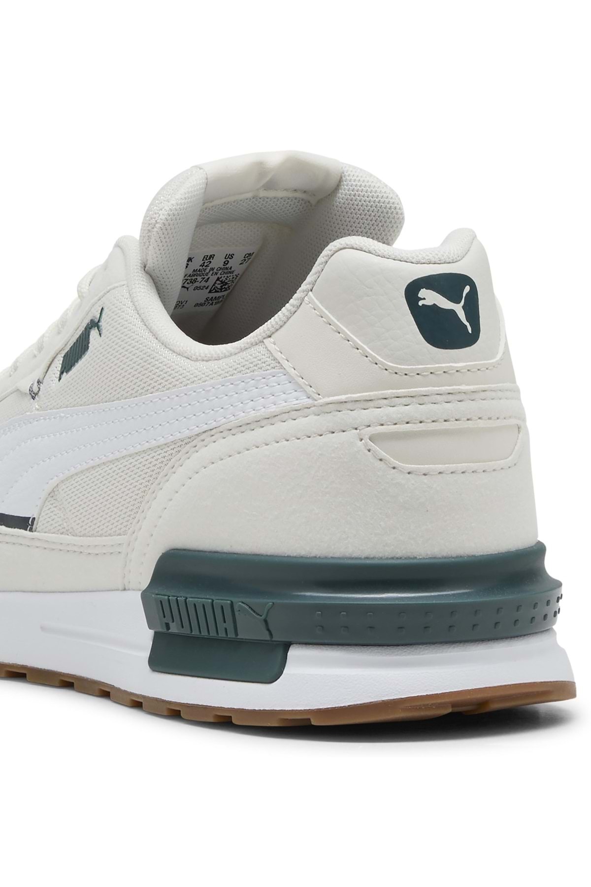 Puma Graviton 380738 Erkek Spor Ayakkabı BEJ görsel 5