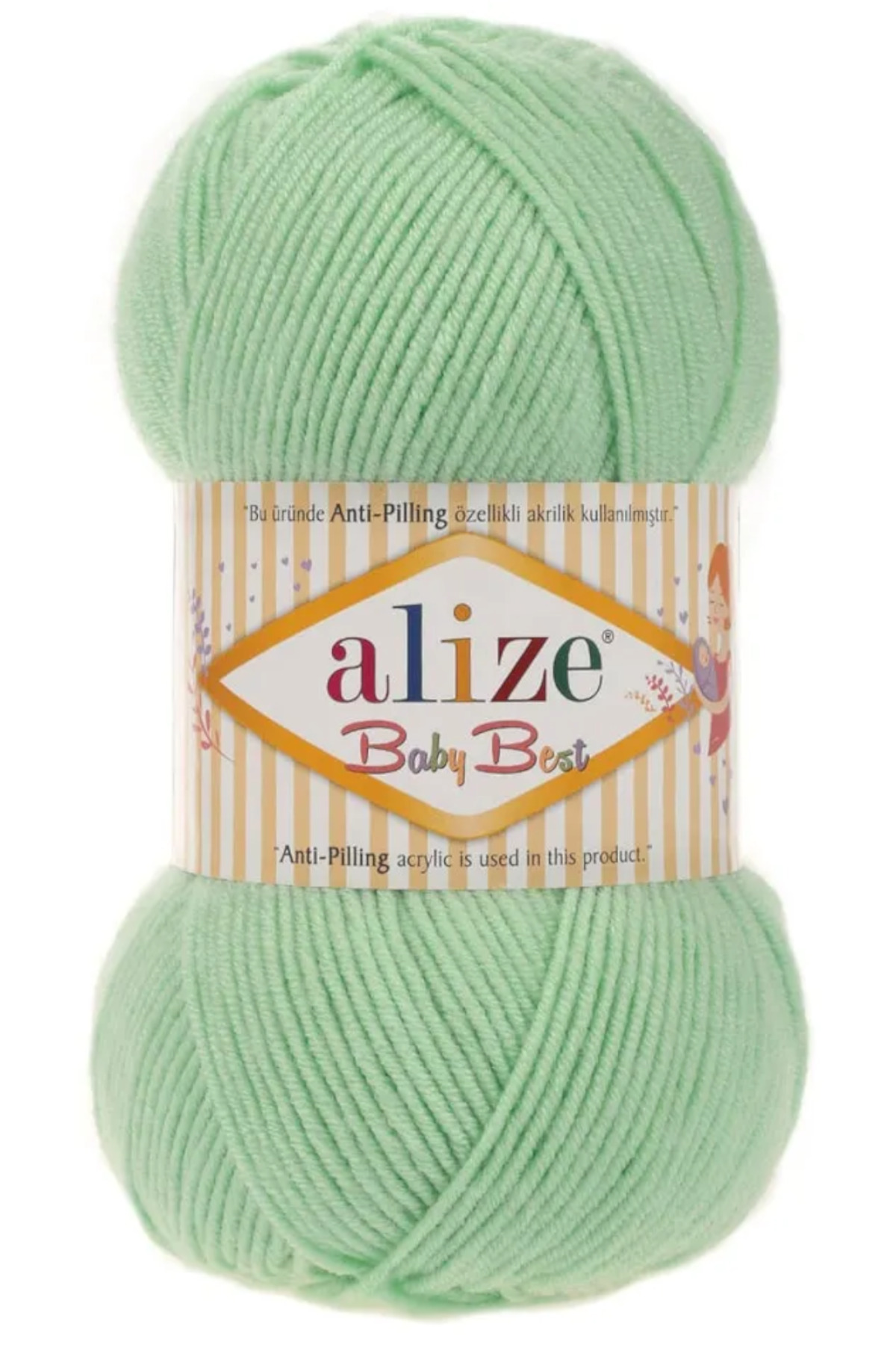 Baby Best 41 Green 10% Bamboo - 90% Acrylic (Anti-pilling Acrylic) / 100 g - 240 m