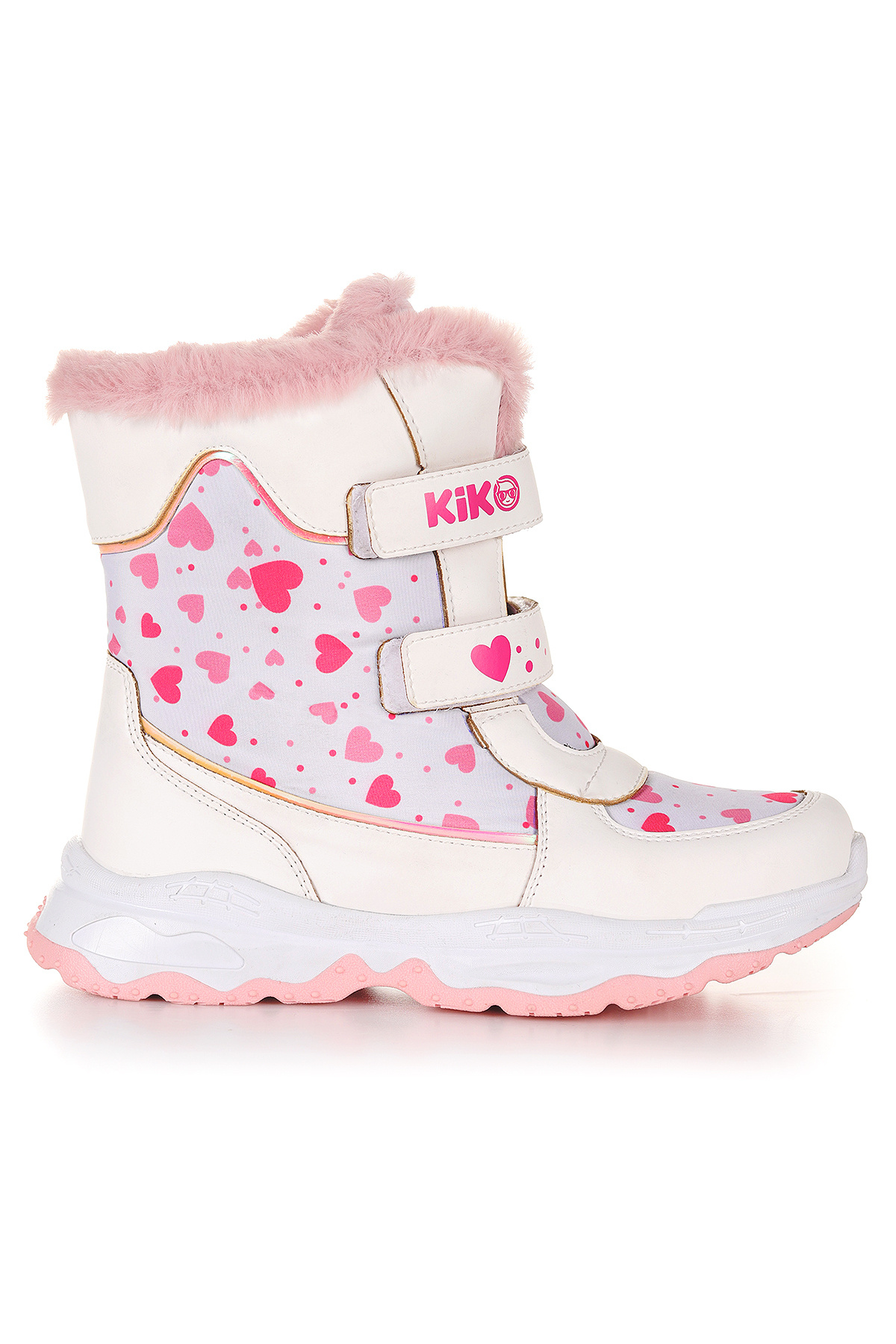 Kiko Kids-Snowflake Velcro Girls Snow Boots Resistant to Cold Water 3