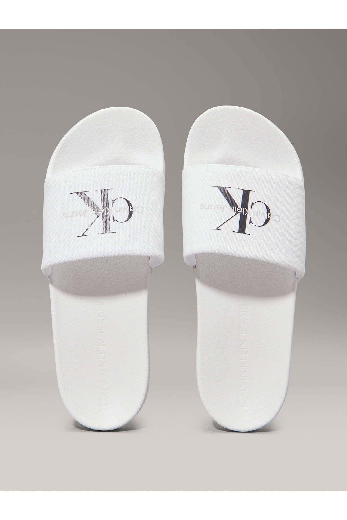 Calvin Klein-Slide Monogram Cv Slippers 3