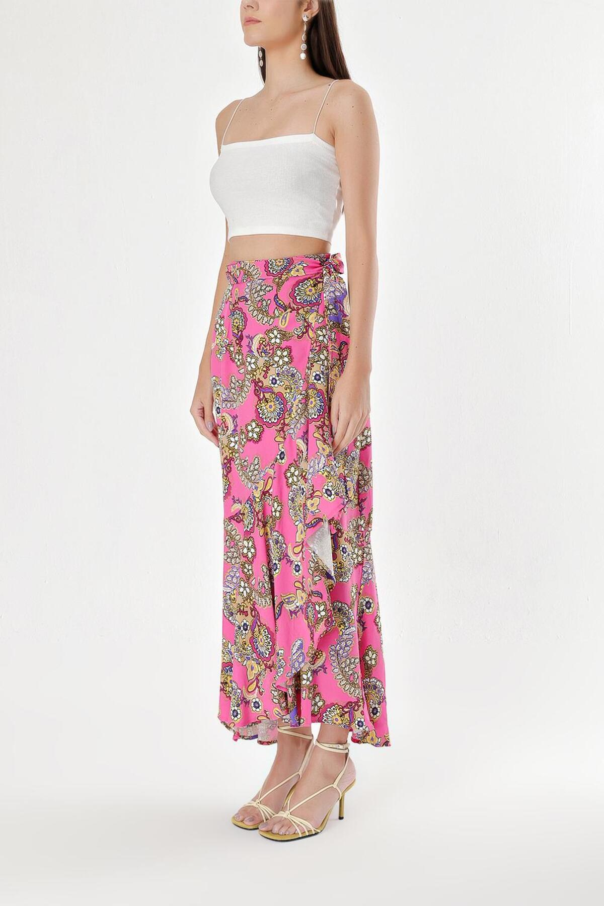 SOCIETA  Pembe Anvelop kapama etek 81249 - Görsel 3