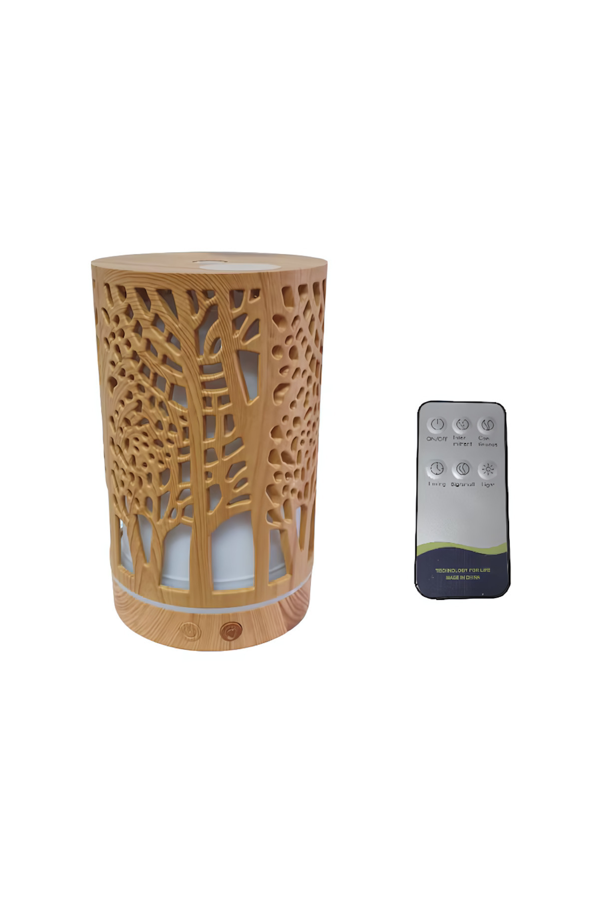 barste-Aromatherapy Diffuser with Humidifier 200ml, Ultrasonic, 7 Color LED, Remote Control 1