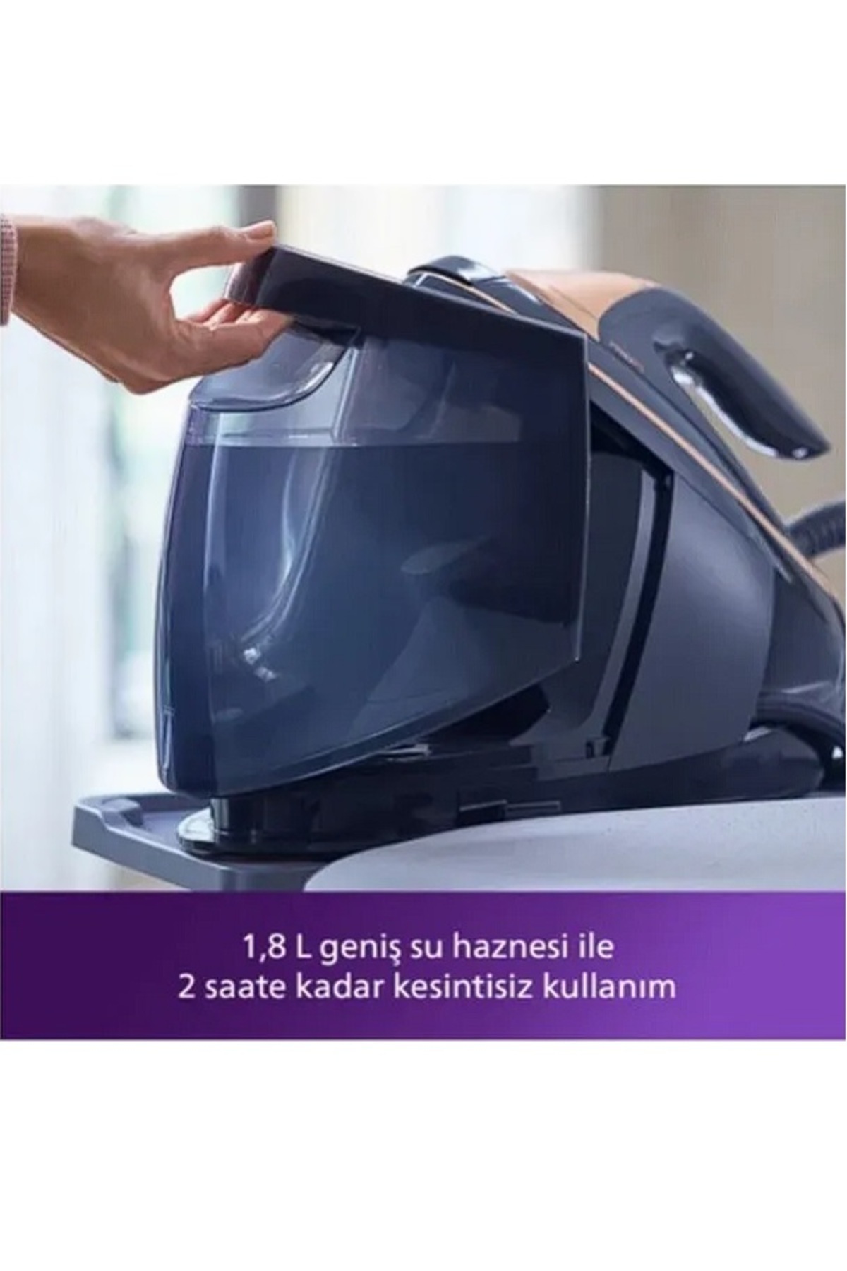 Philips Yüksek Kaliteli Yüksek Teknolojili PerfectCare 9000 Serisi, Kameralı Taban
