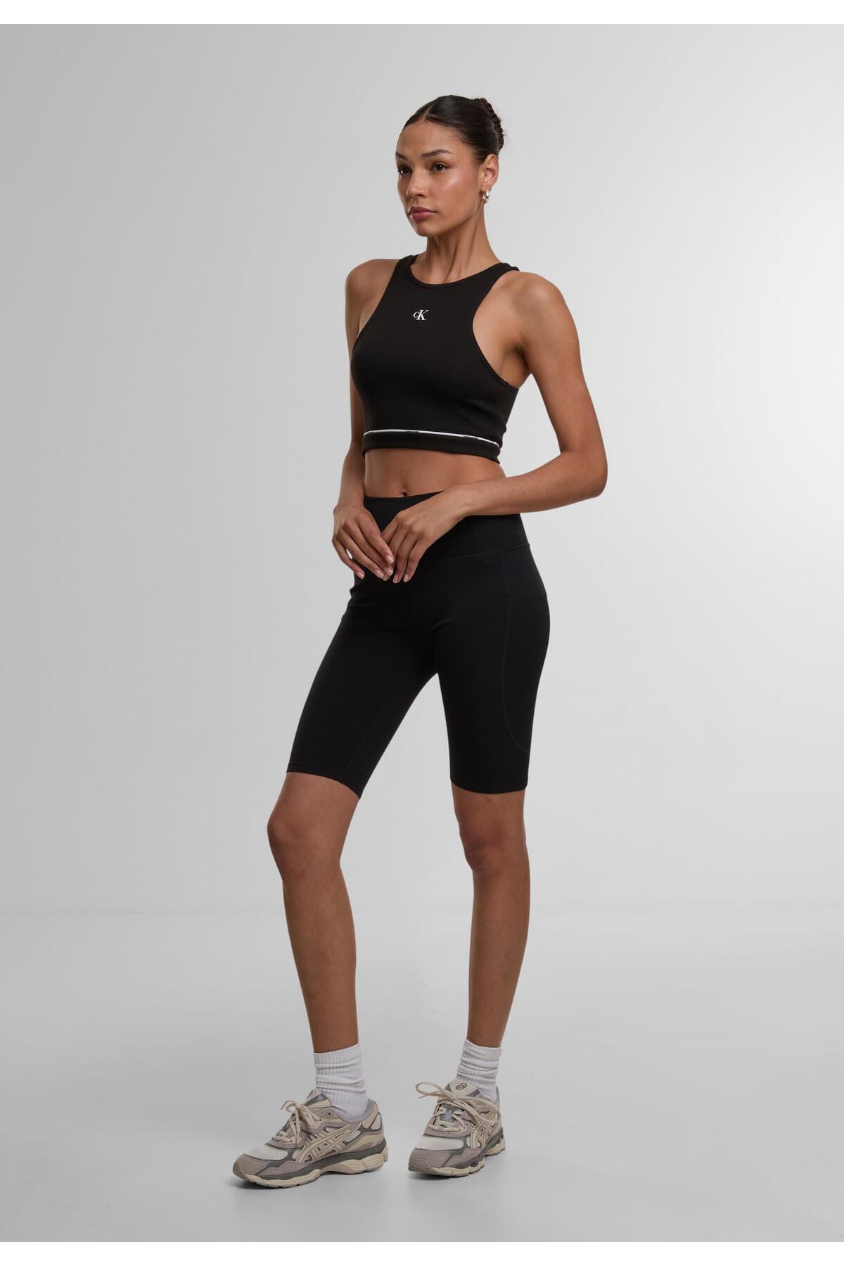 Calvin Klein-Damen Calvin Klein Jeans Fashion Racer Milano Crop Top 6
