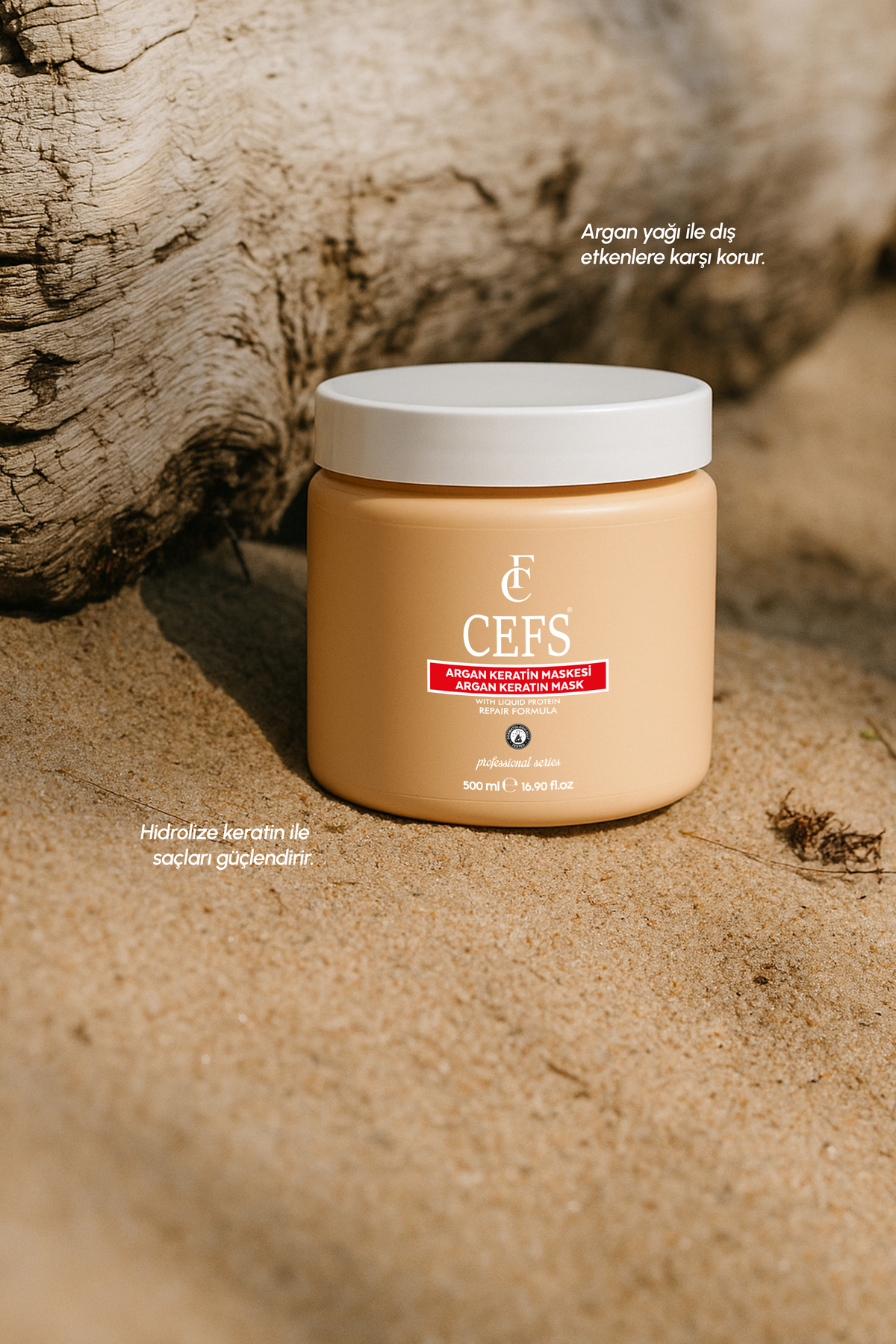 Saç Maskesi Keratin Besleyici Onarıcı & Güçlendirici Yogun Nemlendirme Bakım Mask 500 ML — A19 — تصویر 4 از 6