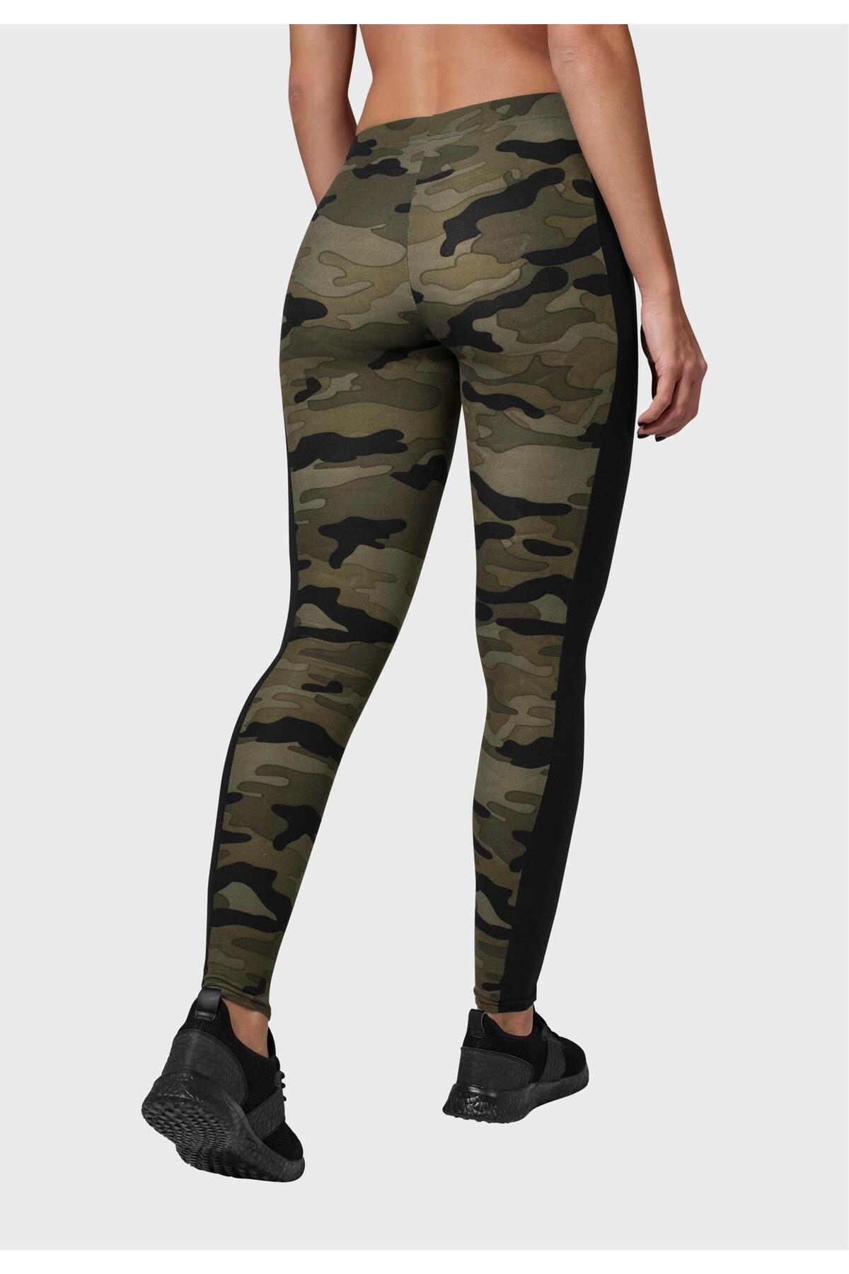 Urban Classics-Damen Ladies Camo Stripe Leggings 7
