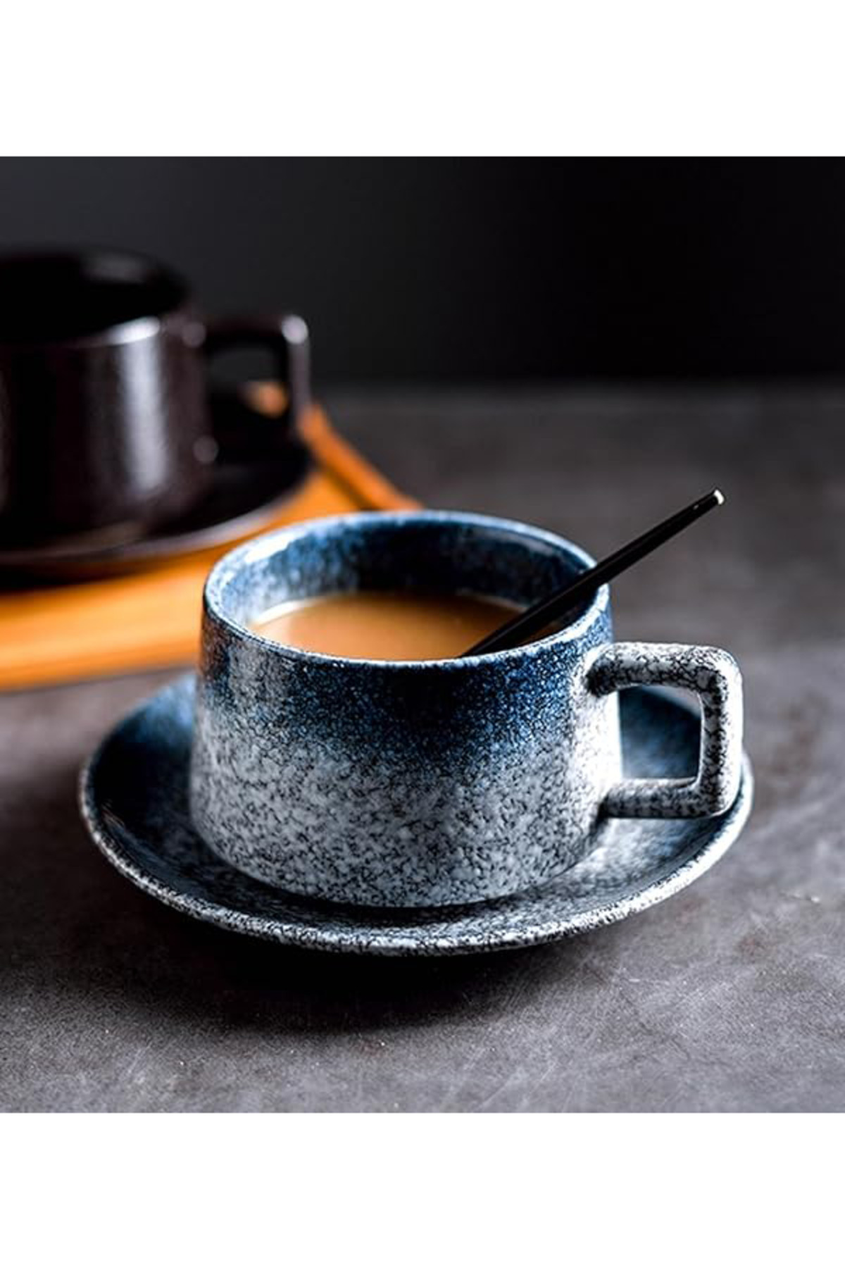 VALUE-Cup with Saucer Made of Ceramic with Unique Design 1