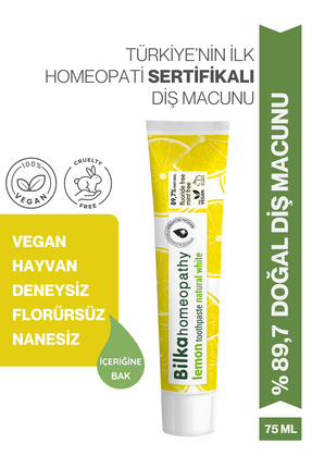 Bilka Collection Bilka Beyazlatıcı Diş Macunu Limon – Doğal, Florürsüz & SLS’...