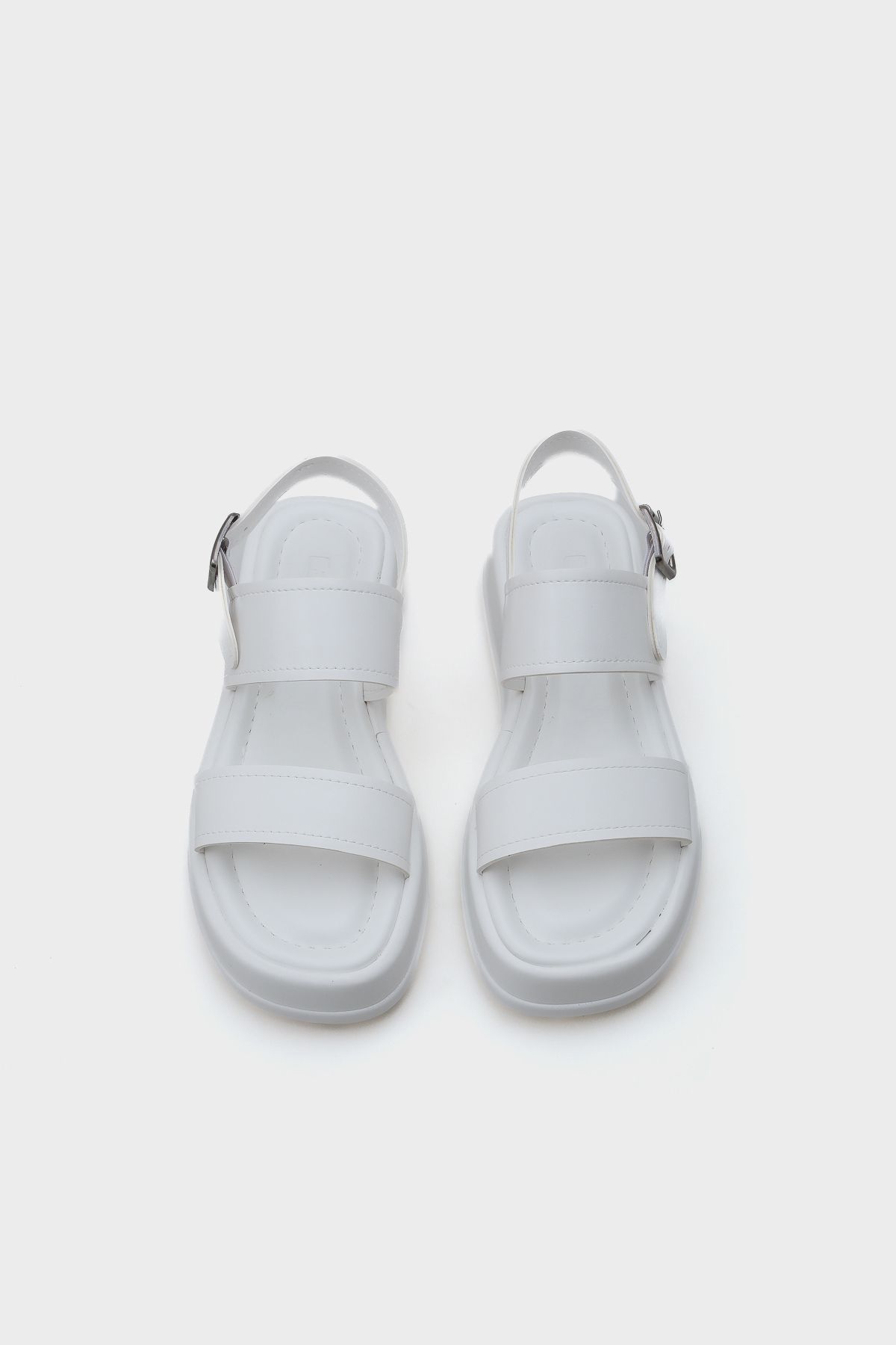 Capone Outfitters-Marris Single Strap Keilabsatz Komfort Damen Sandalen 5