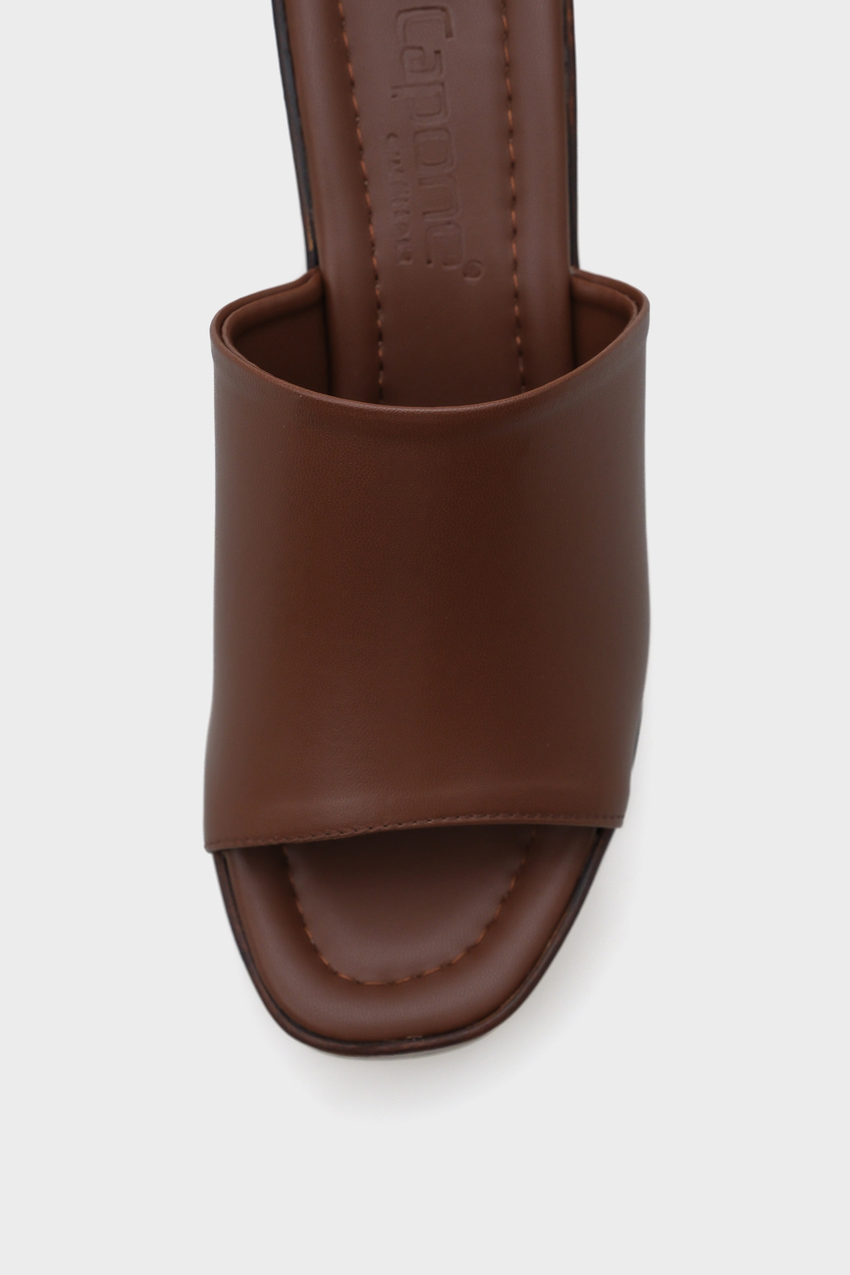 Capone Outfitters-Γυναικείες παντόφλες Maris Platform Single Strap 2