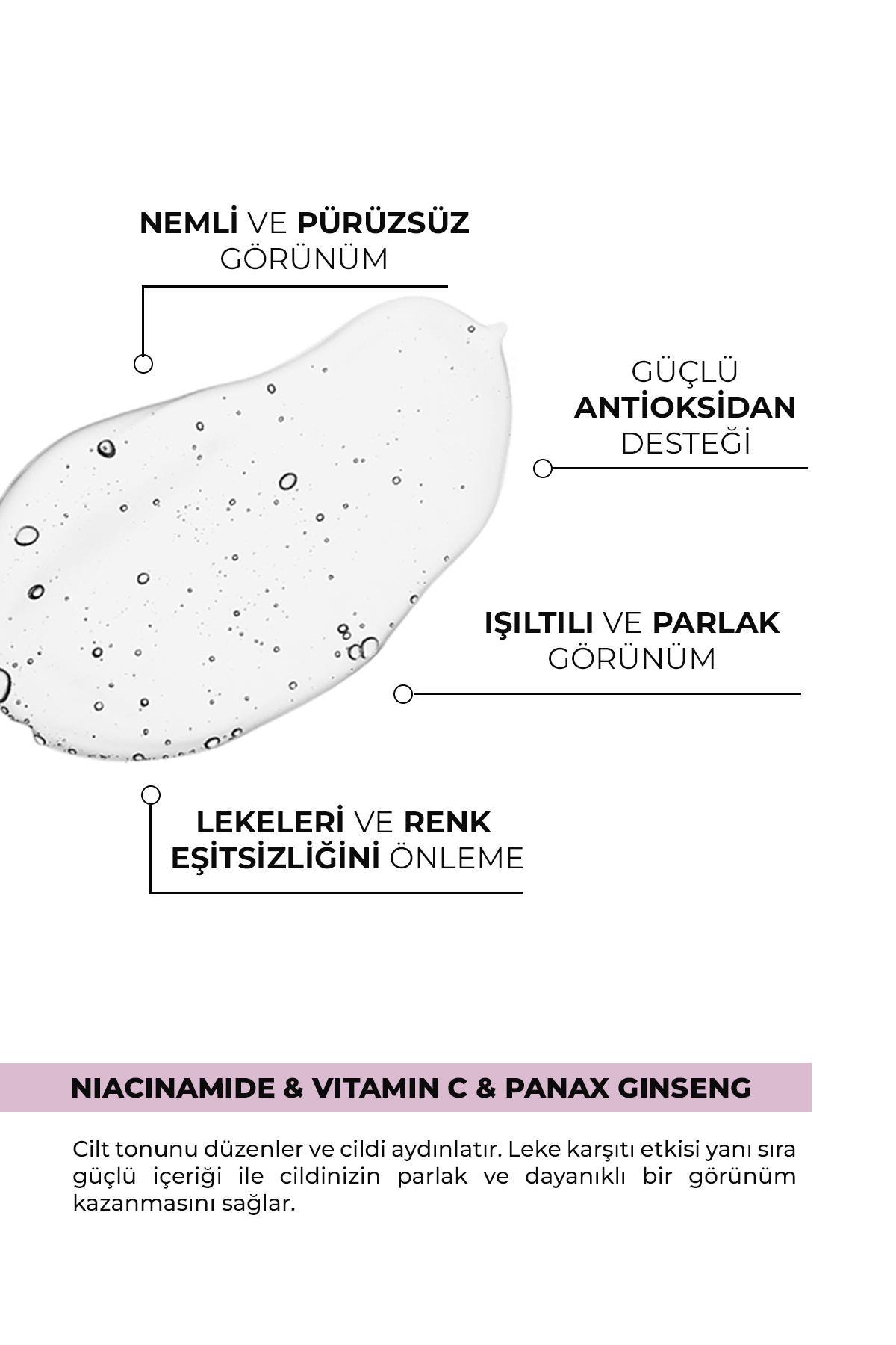 Yaşlanma Karşıtı Aydınlatıcı ( C Vitamin) Leke Önleyici & Serum 30 ml — 618414 — تصویر 4 از 6