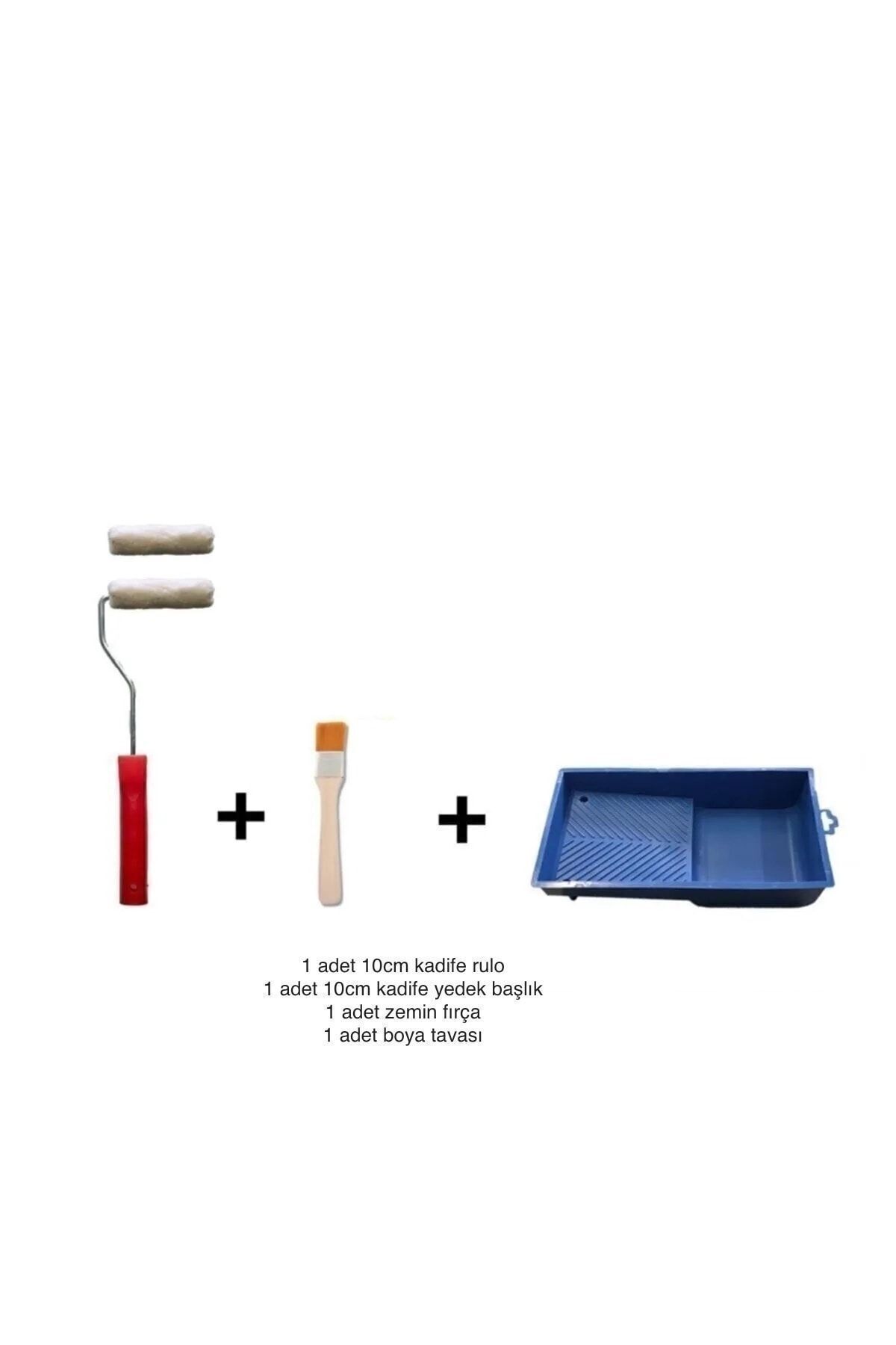 Sanatsal Dünya 10cm Kadife Rulo -fırça Seti-Hediyeli