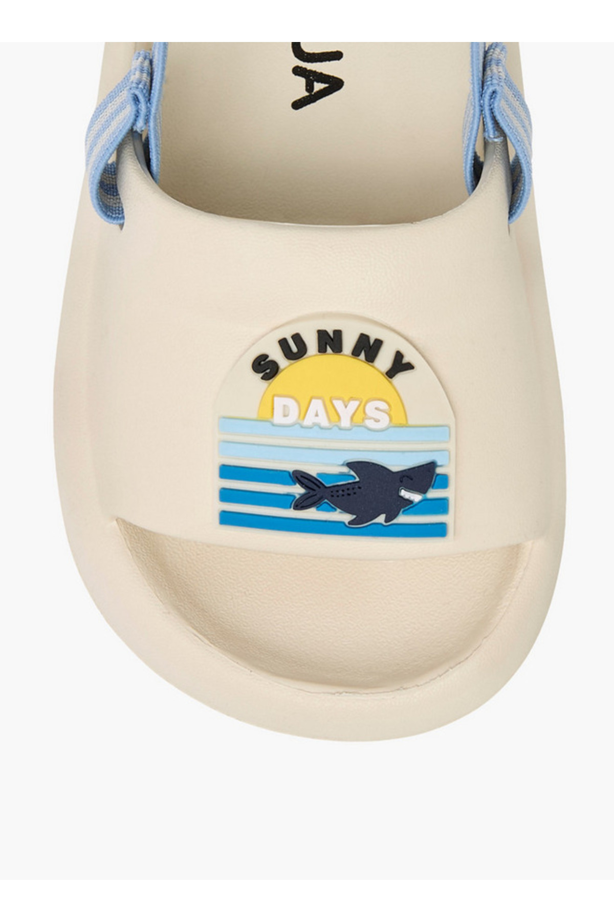 Aqua-Applique Accent Slides with Elasticated Backstrap 4