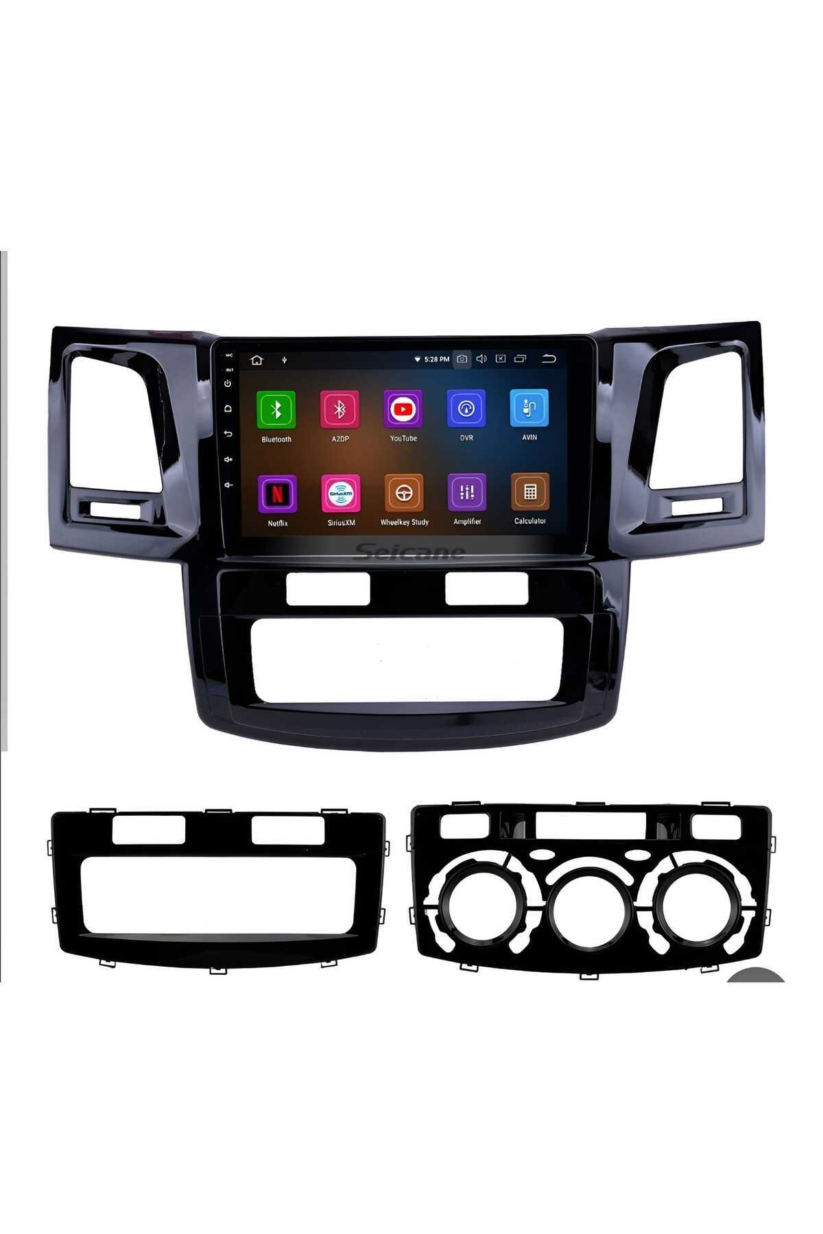 Toyota-Android screen for Fortuner 2007-2015 model (2 RAM & 32 GB memory) supports Android Auto and CarPlay 3
