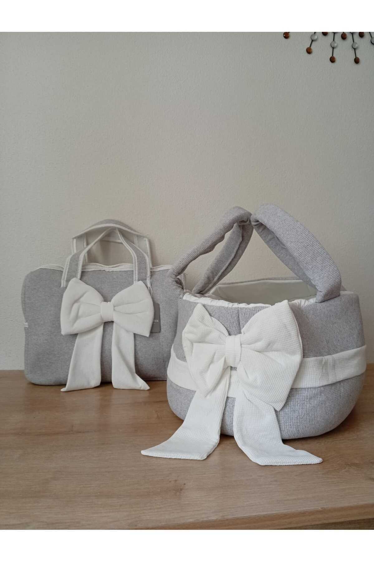 Mini Chics BOW Model Bebek Taşıma Çantası Anne Çantası fotoğrafı 2 (önizleme)