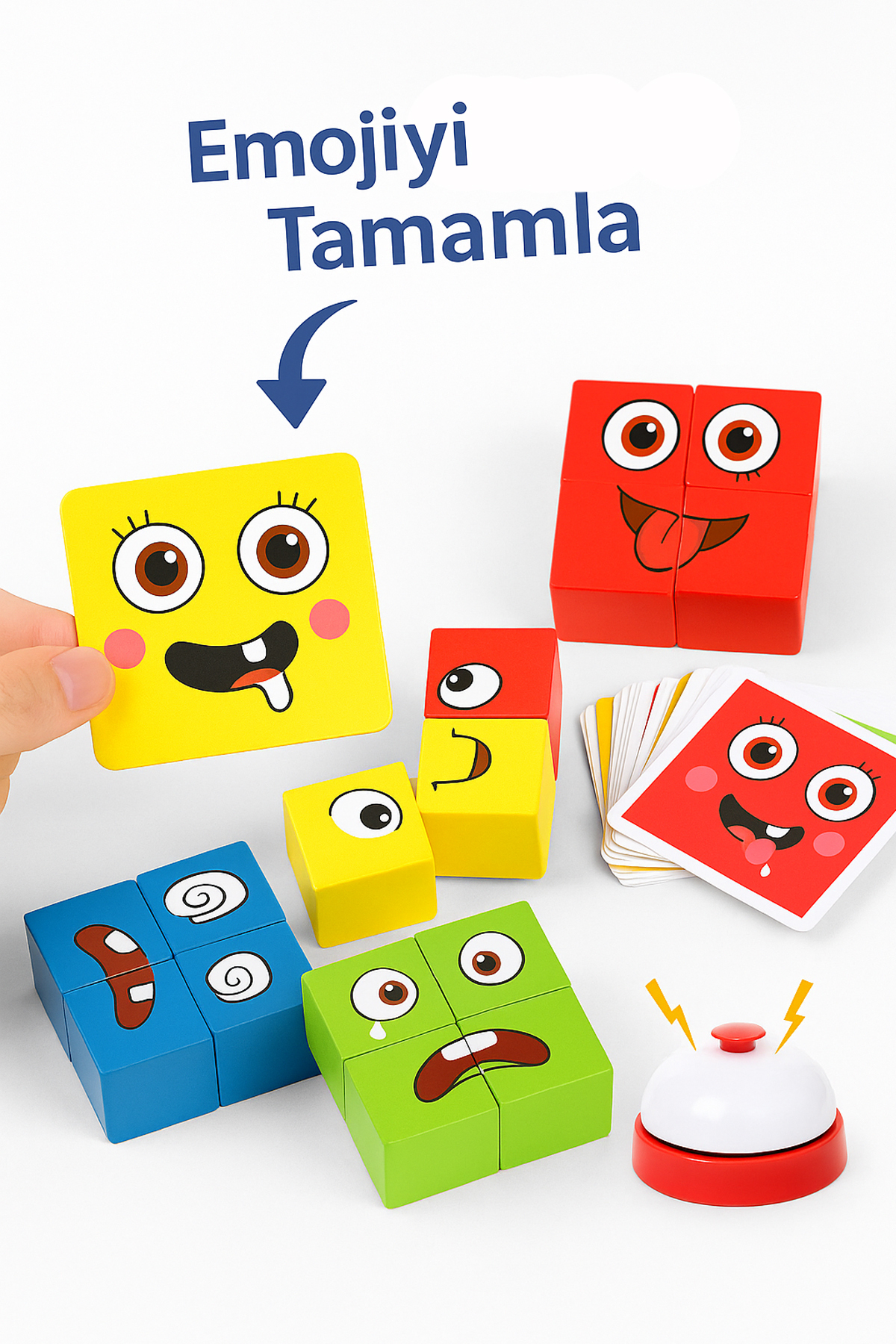 edoy Emoji Puzzle Ile Eğlence | Görsel Hafızayı Test Etmek Için Bir Kutu Oyunu Oyuncağı fotoğrafı 3 (önizleme)