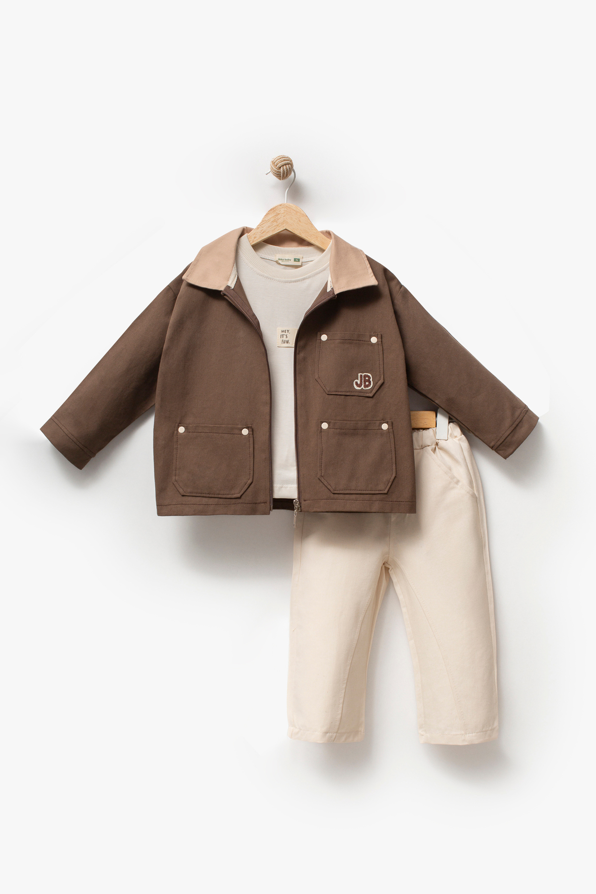 Jikko Baby JB Nakış Detaylı 3'lü Takım 9074 fotoğrafı 2 (önizleme)