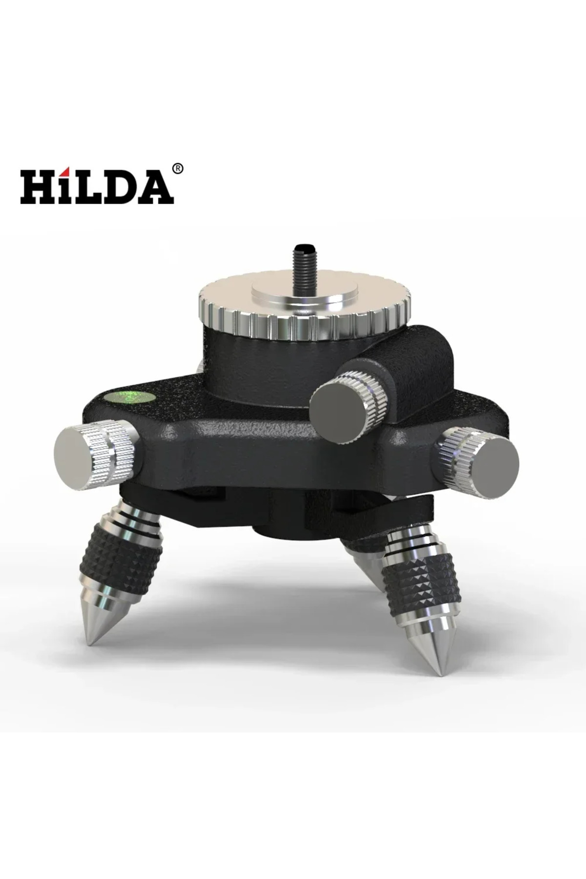 Hilda-قاعدة حامل ثلاثي القوائم 1/4 بوصة واجهة حامل ثلاثي القوائم قابل للتعديل الدقيق لمستوى الليزر 1