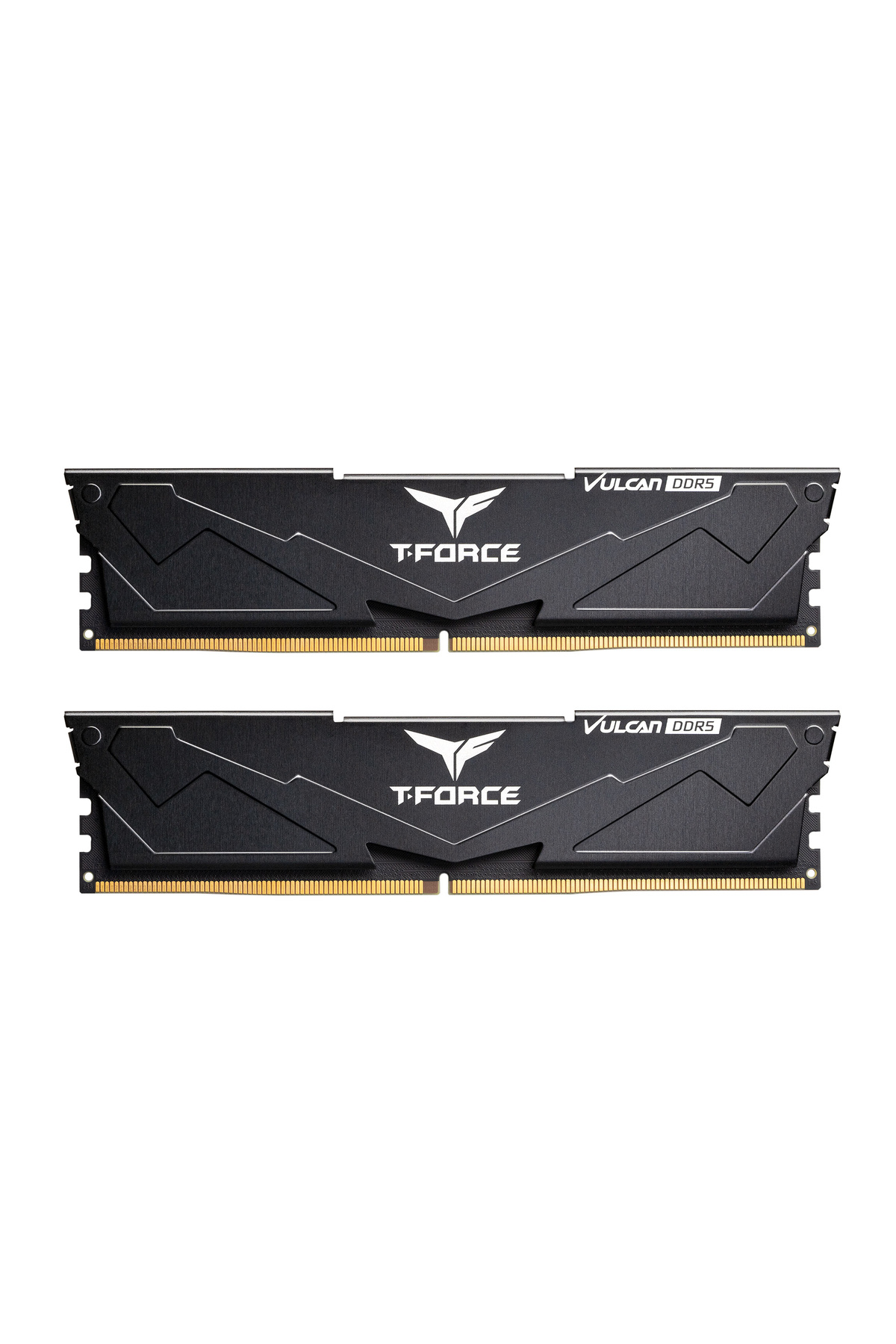 TEAM-T-Force Vulcan 32Gb(2X16Gb) 6400Mhz Ddr5 Cl40 Black Gaming Ram (Flbd532G6400Hc40Bdc01) 1