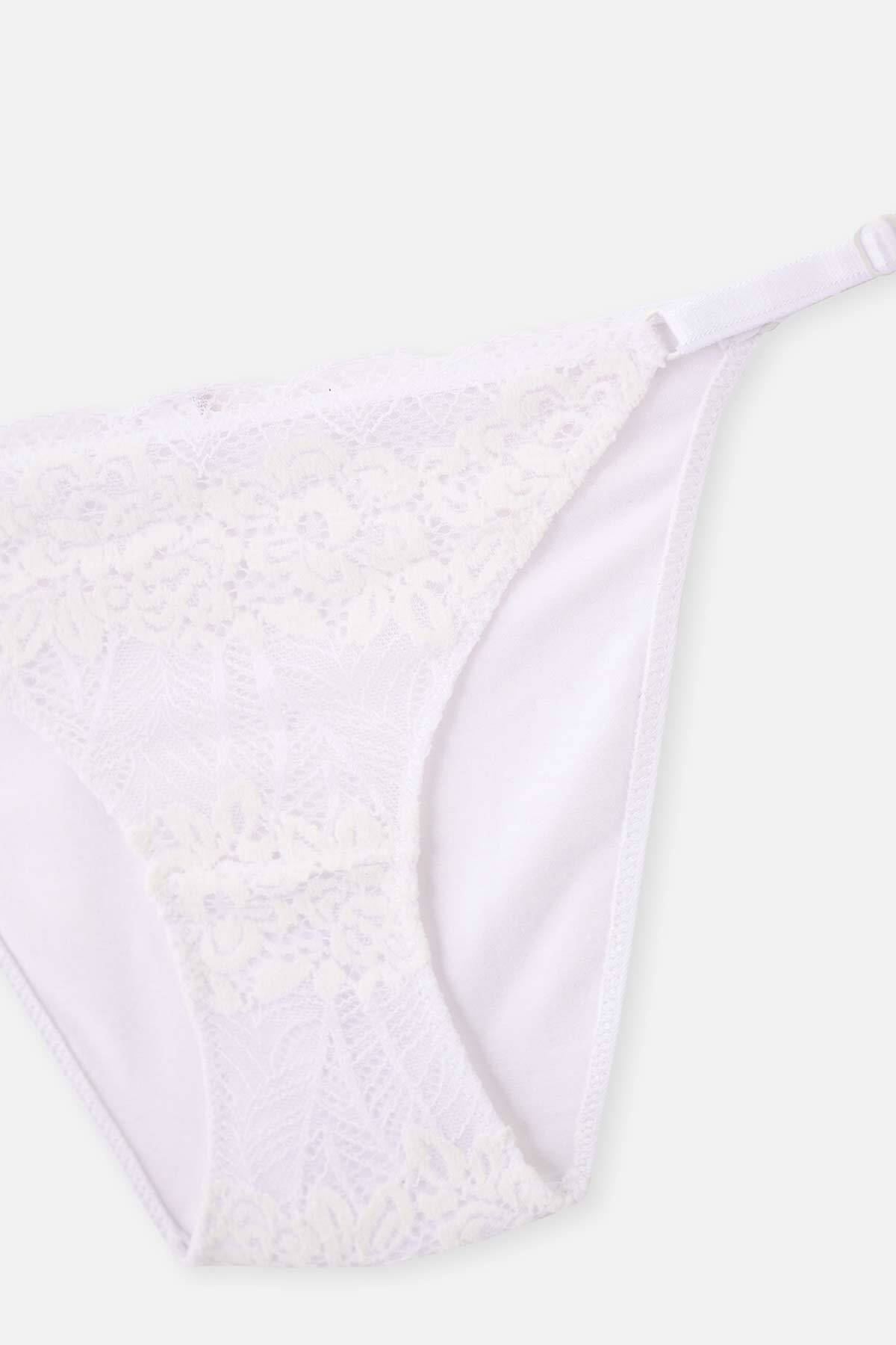 Dagi-Ecru Side Adjustable Lace Maternity Panties 3