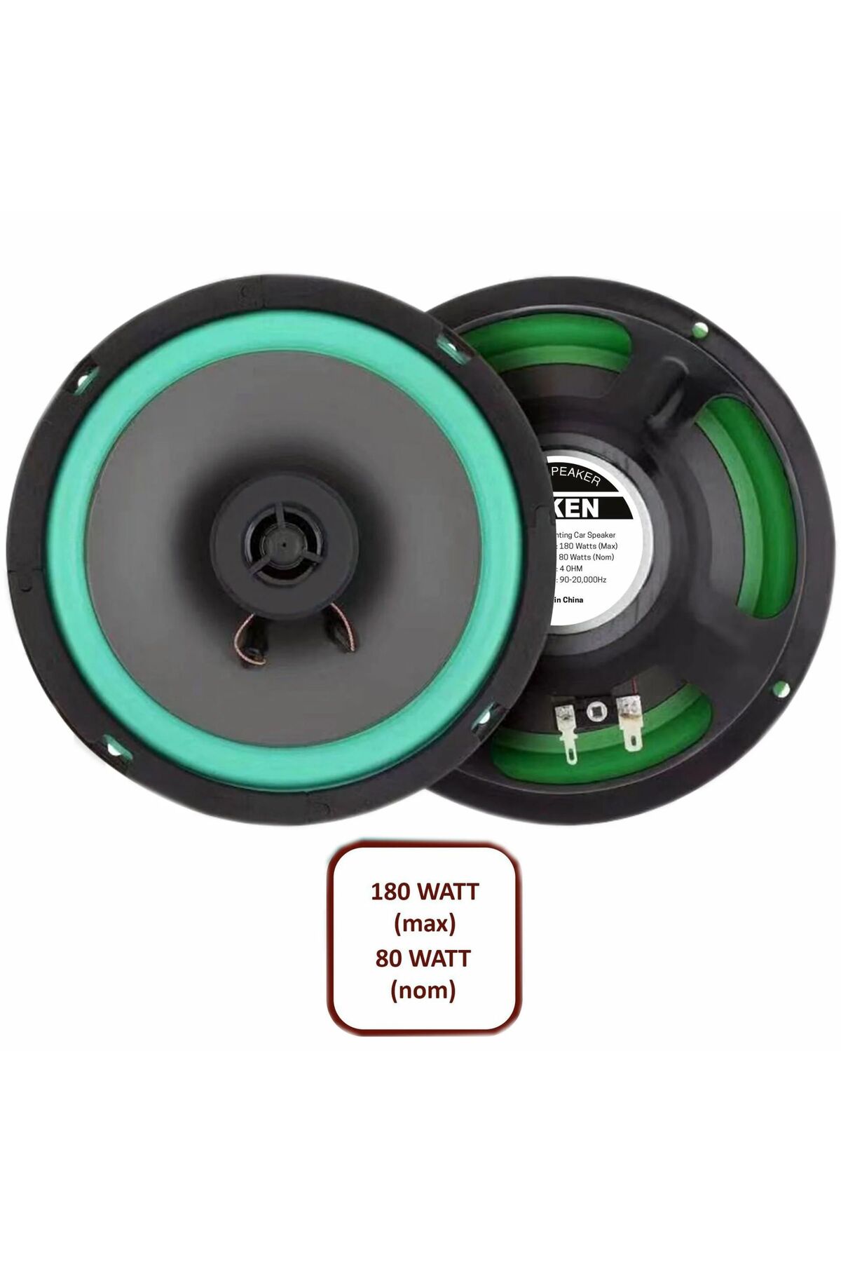 Niken Araç hoparlörü kolon 16cm 6,5inc 180watt 2ADET - Fiyatı
