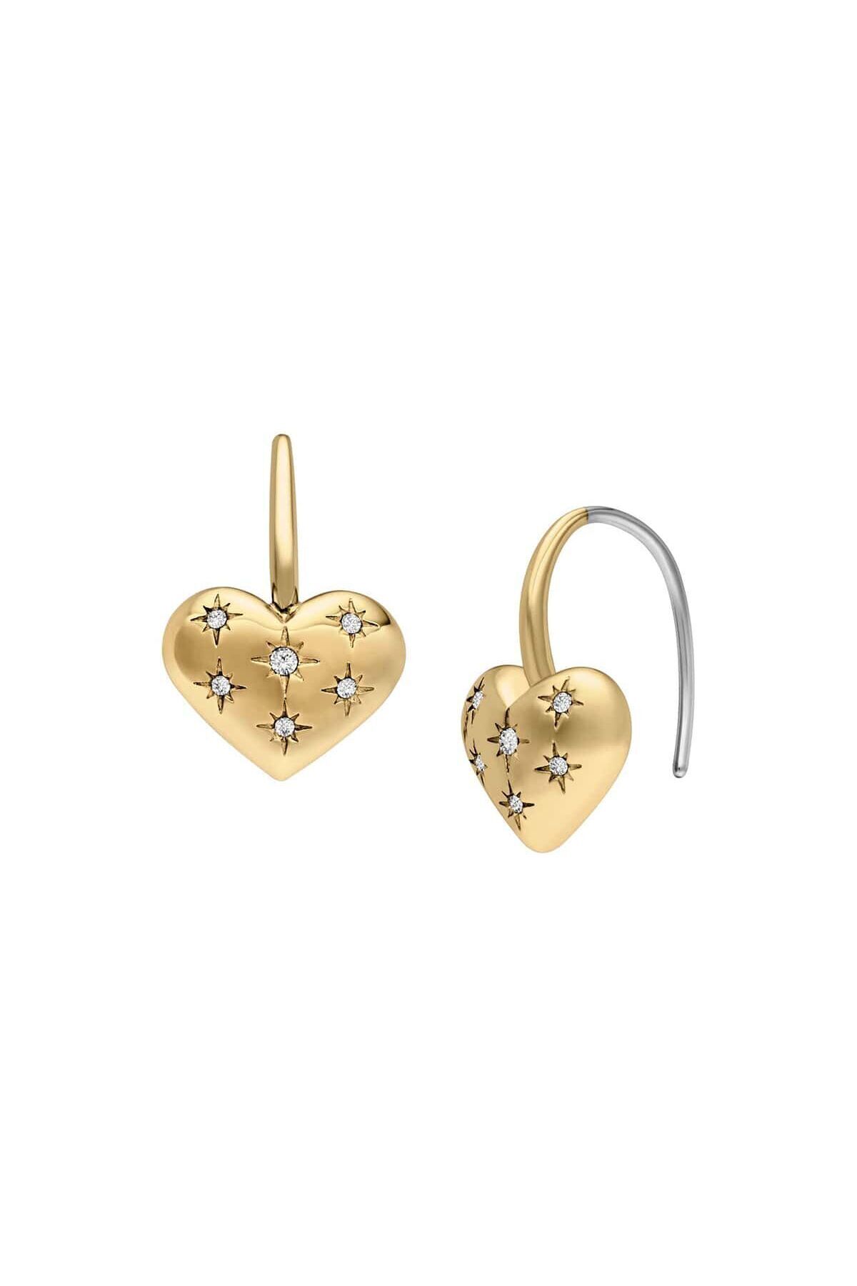 فسیل گوشواره زنانه JF04833-710 Heart