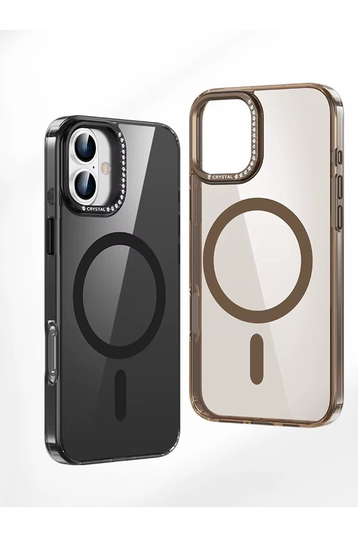 OSG-iPhone 13 and 14 Compatible Premium Case with Stone Camera Frame, Hard and Non-Yellowing Phone Case 4