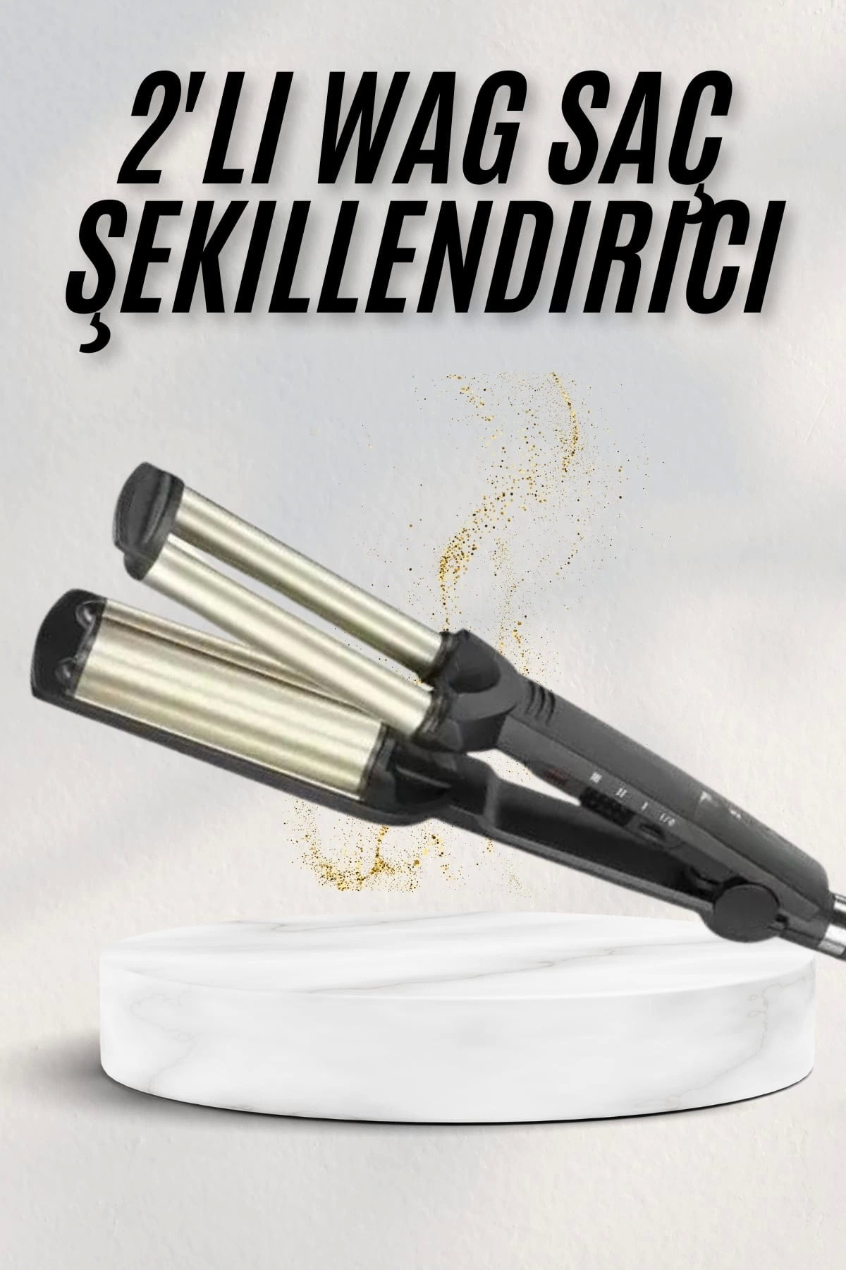 FrereConception Saç Şekillendirici Wag Maşa Su Dalga Maşası Tüm Saç Tiplerine Uygun