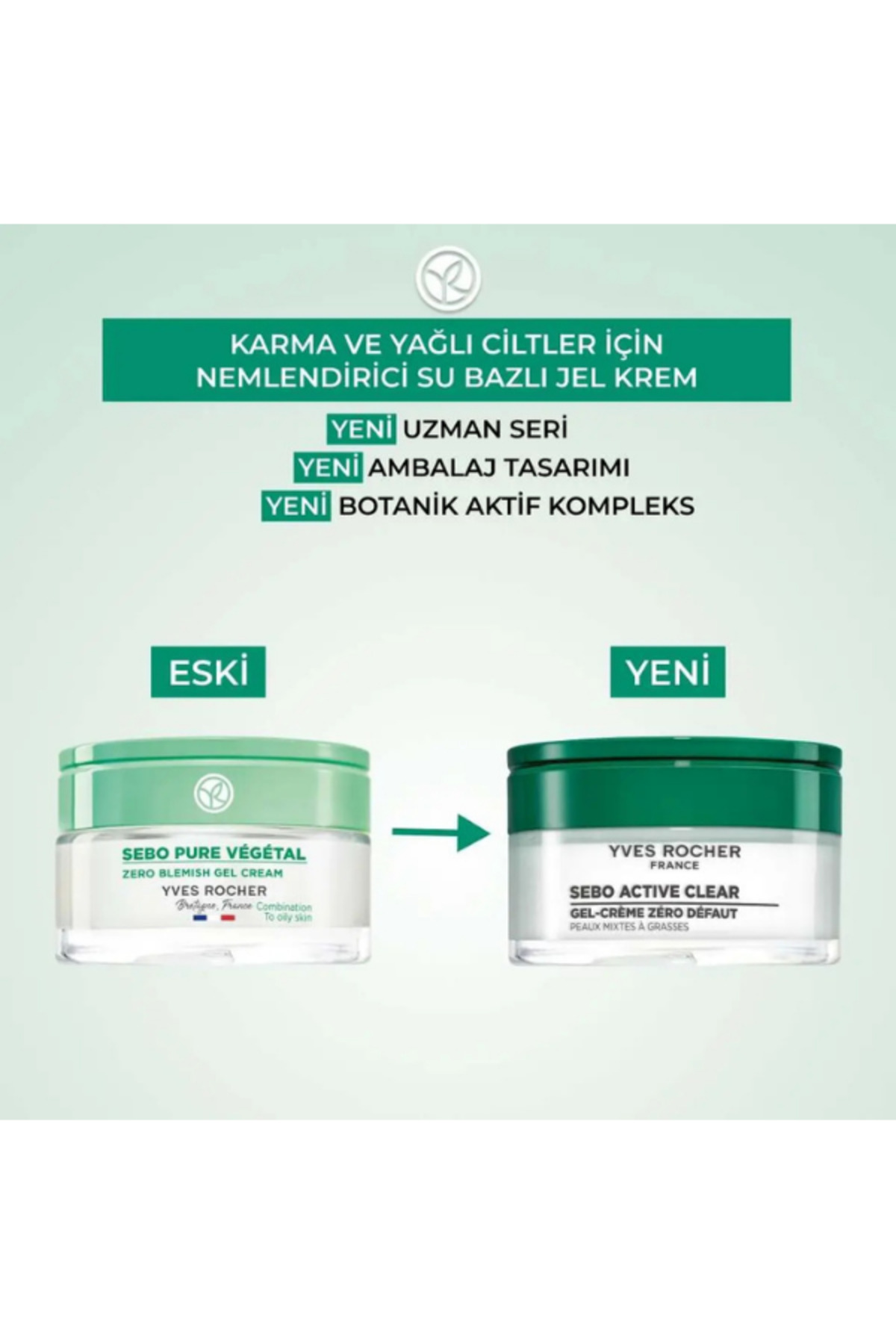 کرم صورت ایوروشه Sebo Active Botanik Formül