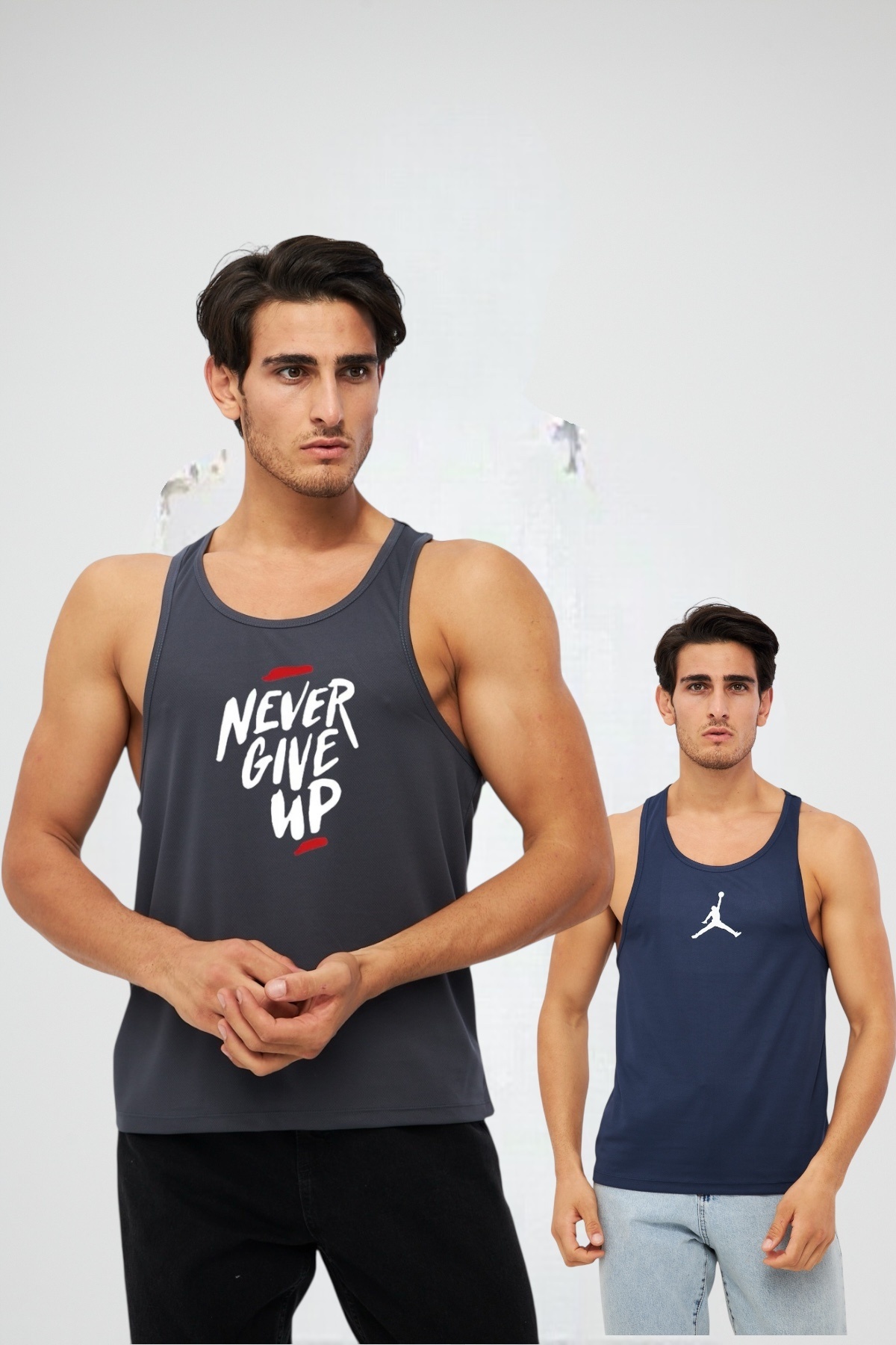 Moda Işık erkek sporcu atleti baskılı 2 li