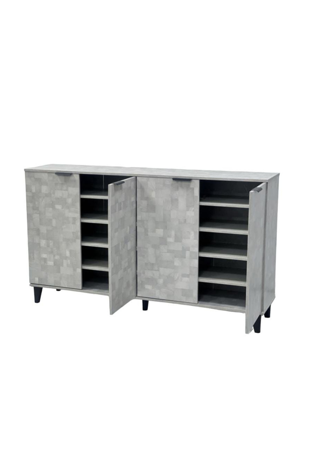 DEC1-Practical 4-door shoe cabinet with multiple uses 2