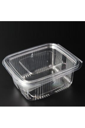 Dispoza 100 Adet Plastik Sızdırmaz Kap 500 Gr Cc Kullan At Tek Kullanımlık Pl...