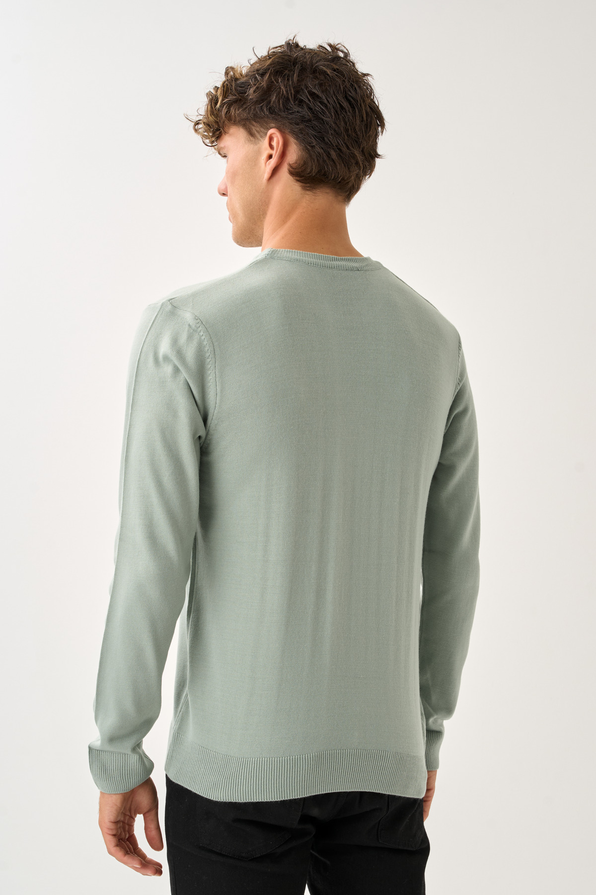 Redline  Valmont Standart Fit Bisiklet Yaka Triko Kazak - Görsel 2