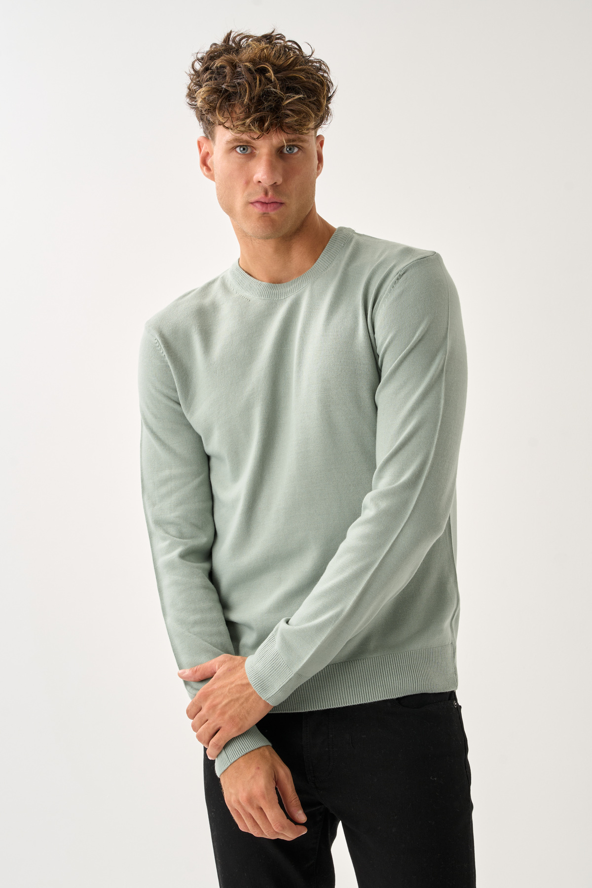 Redline  Valmont Standart Fit Bisiklet Yaka Triko Kazak - Görsel 5