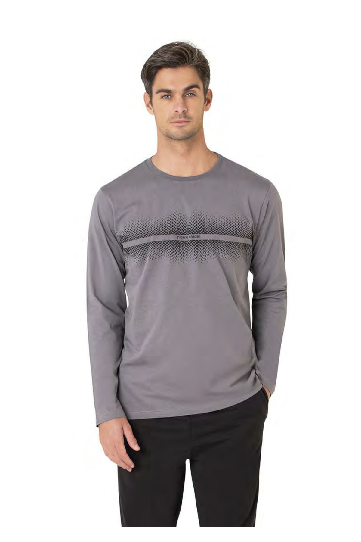 ست پیژامه مردانه طرح دار فاق نرمال آستین بلند | پیر کاردین Pierre Cardin CH.PC.6.102.C0 - تصویر 7