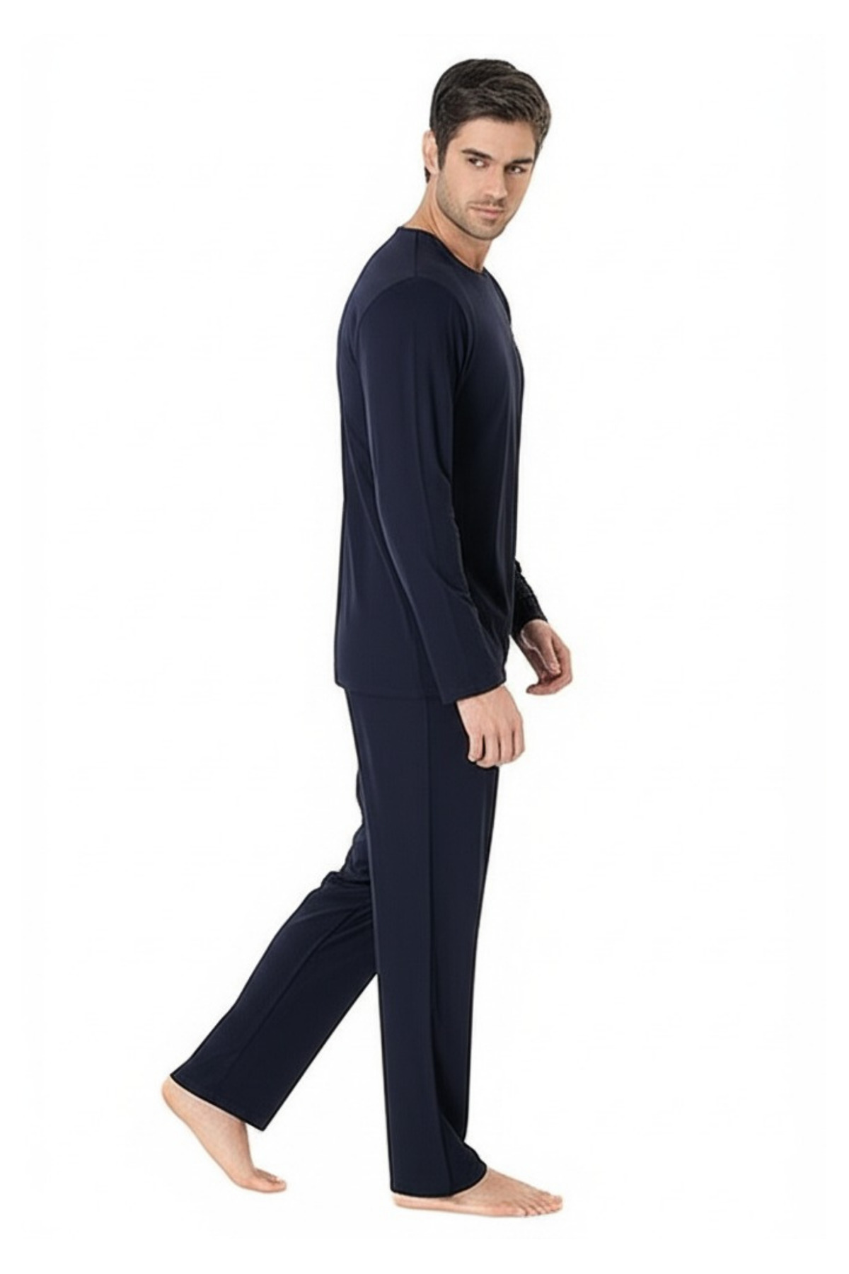ست پیژامه مردانه طرح دار فاق نرمال آستین بلند | پیر کاردین Pierre Cardin CH.PC.6.103.C0 - تصویر 6
