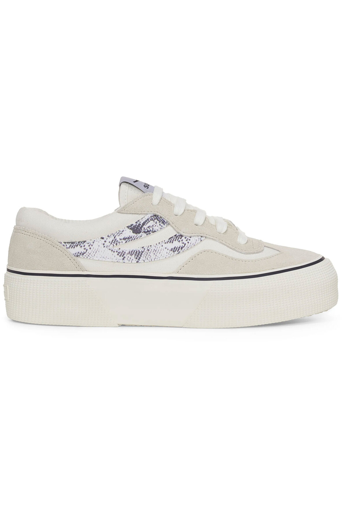 Superga  3041 REVOLLEY SNAKE Kadın Beyaz Sneaker S2132VW-ABE