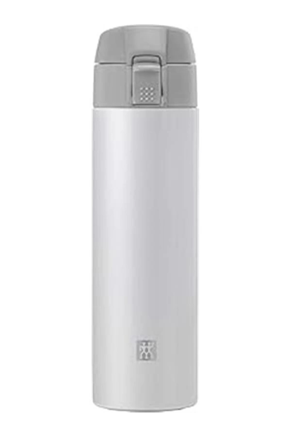 AyrStore Zwilling Thermo Matara, 7 Saat Sıcak 12 Saat Soğuk Tutar, Paslanmaz Çelik, Beyaz-Gri, 450 ml