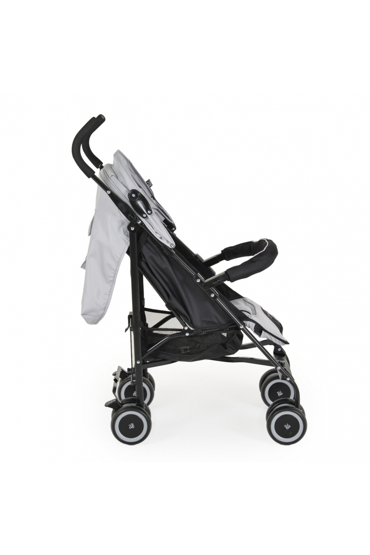 Moni-Jerry New Gray Baby Stroller with Adjustable Backrest and Sleeping Position, Swivel Wheels c 5
