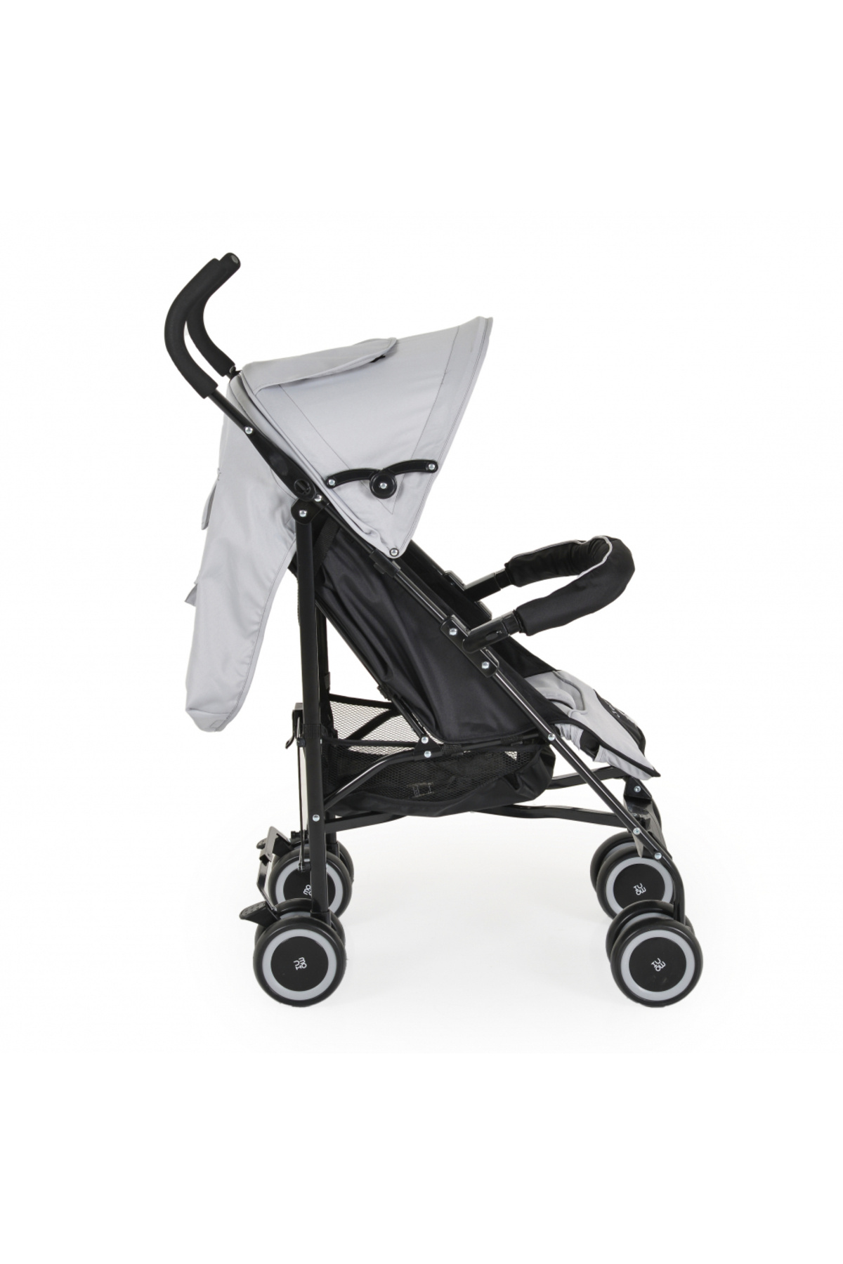 Moni-Jerry New Gray Baby Stroller with Adjustable Backrest and Sleeping Position, Swivel Wheels c 4