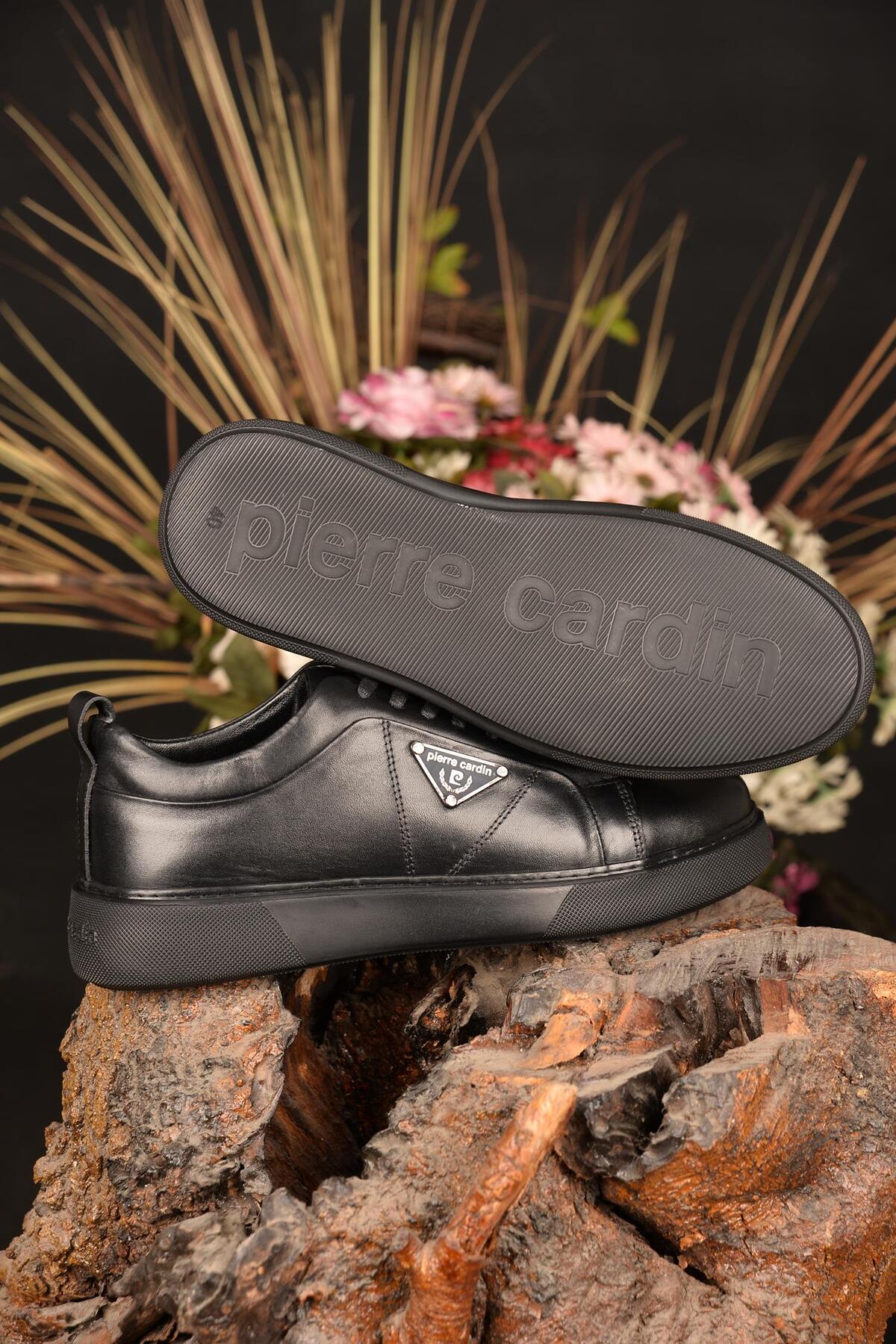 کفش اسنیکر مردانه راسته | پیر کاردین Pierre Cardin pierre cardin - tamer tanca - lufian - تصویر 5