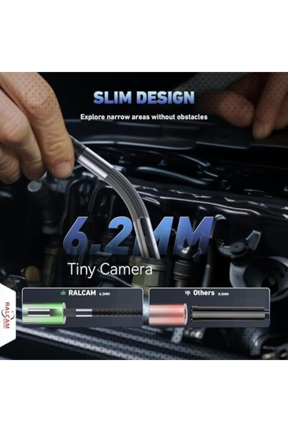 Ralcam-360° Articulating Borescope with Joystick 8