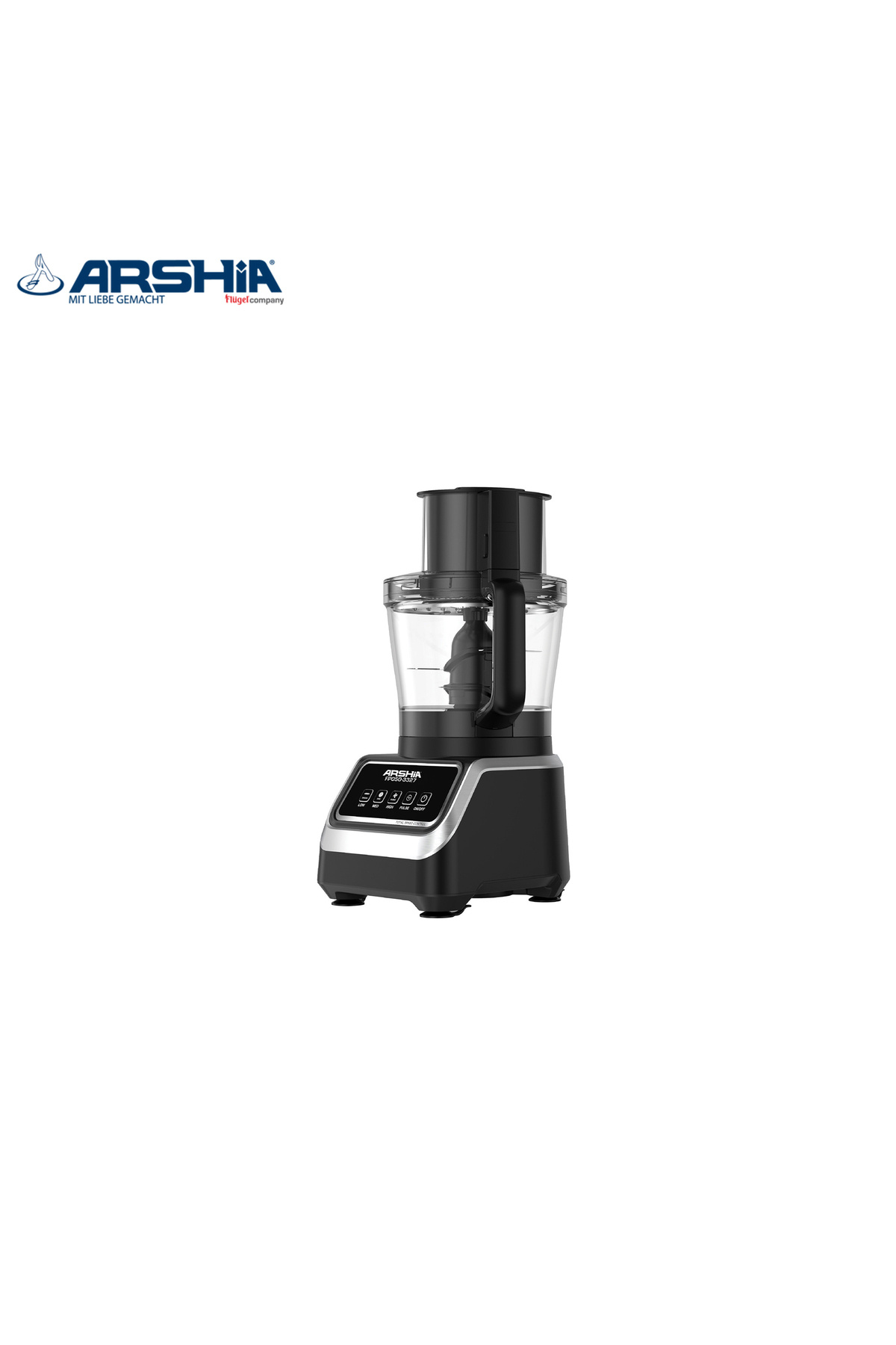 Arshia-Arshia Food Processor - Multi-function with bowls and blades to prepare all recipes 2