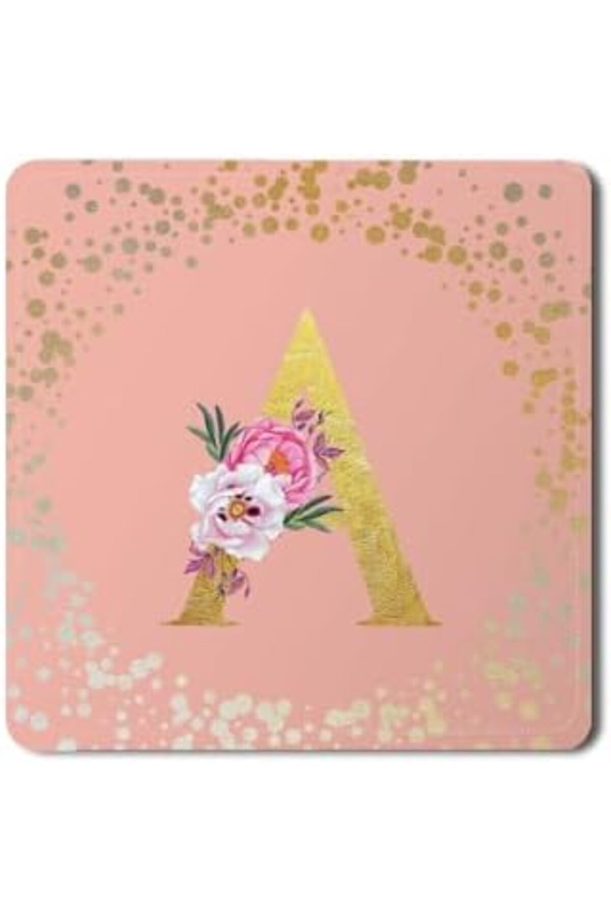 Stylizedd-Stylizeed 2 Pack Designer Leather Coasters Mat for Beverage Drinks - Custom Monogram Initial Letter 1