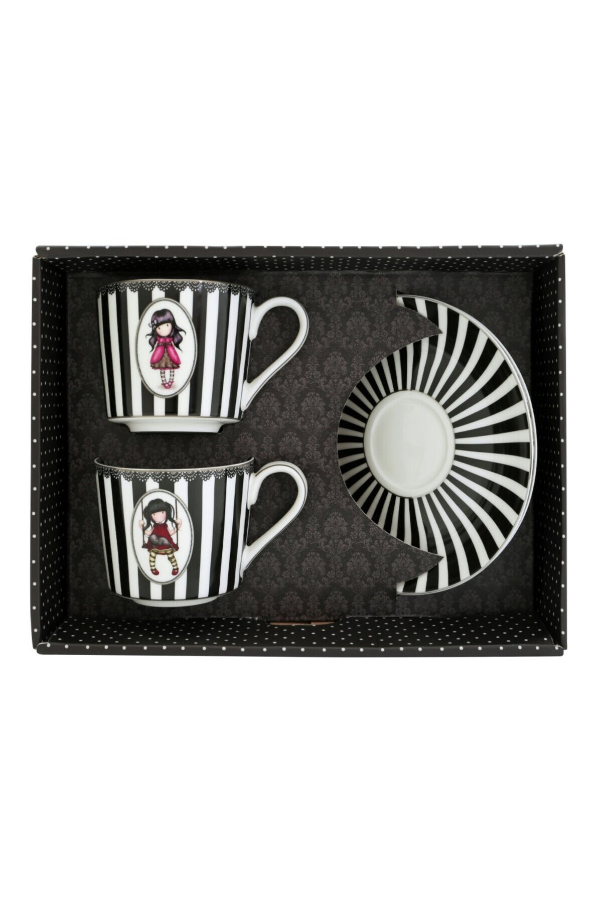 Santoro Gorjuss-Gorjuss Ladybird teacup set, Ruby 4