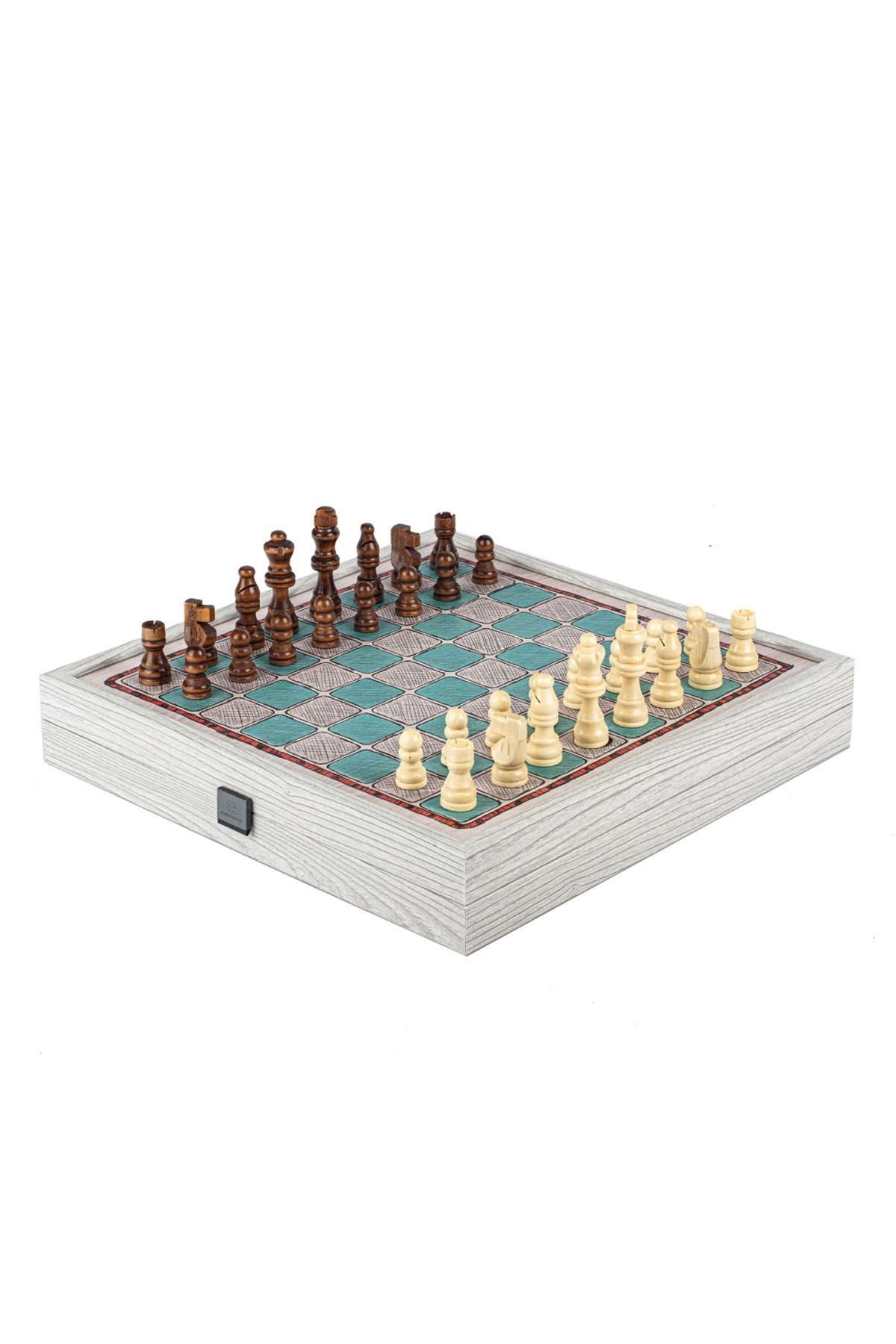 Manopoulos-Combined game 4 in 1, colorful hand drawing - Chess / Backgammon / Ludo / Snake 5